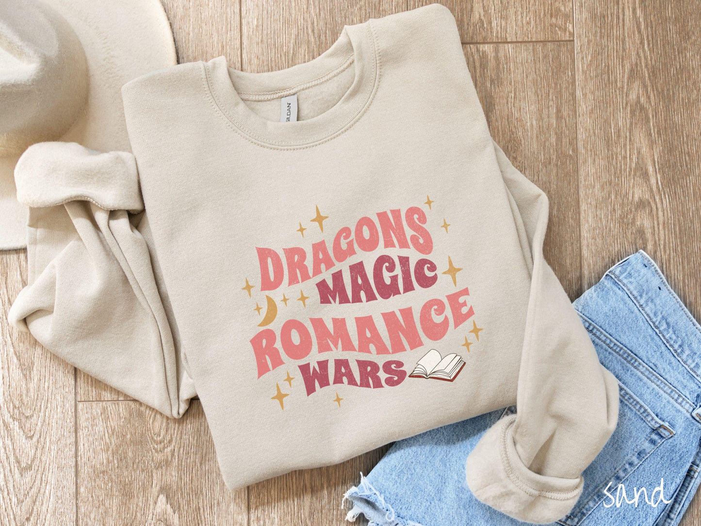 The Dragons Magic Romance Wars Sweatshirt, Fantasy Book Tee, Romantasy Gift T-Shirt, Bookish Dragon Tee, Dragon Pun Tee
