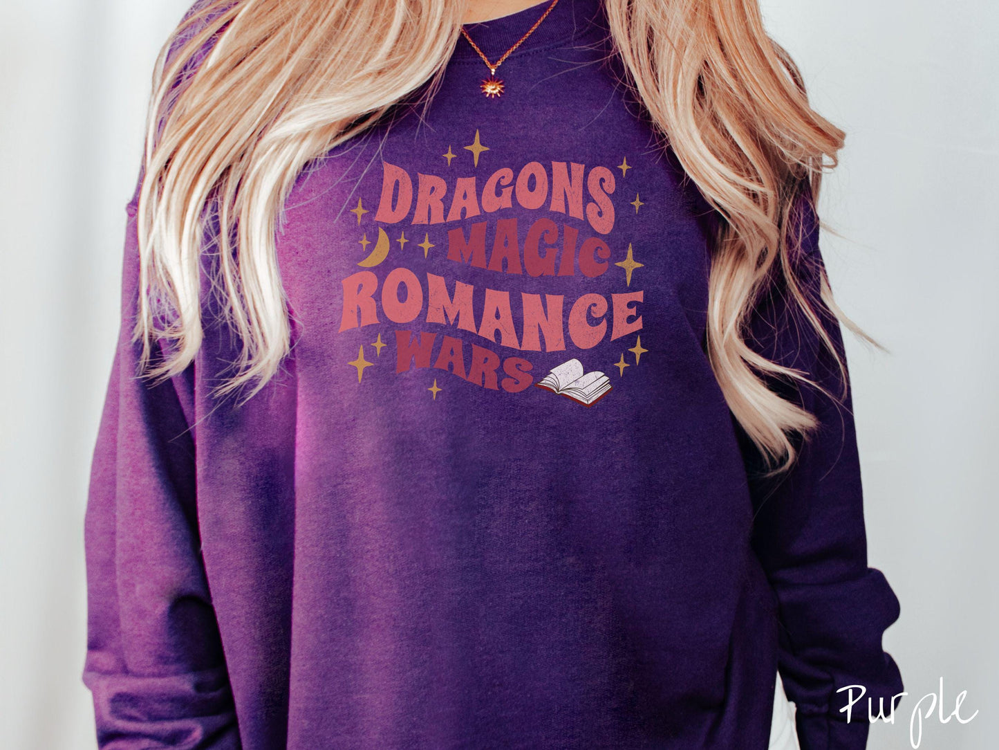 The Dragons Magic Romance Wars Sweatshirt, Fantasy Book Tee, Romantasy Gift T-Shirt, Bookish Dragon Tee, Dragon Pun Tee
