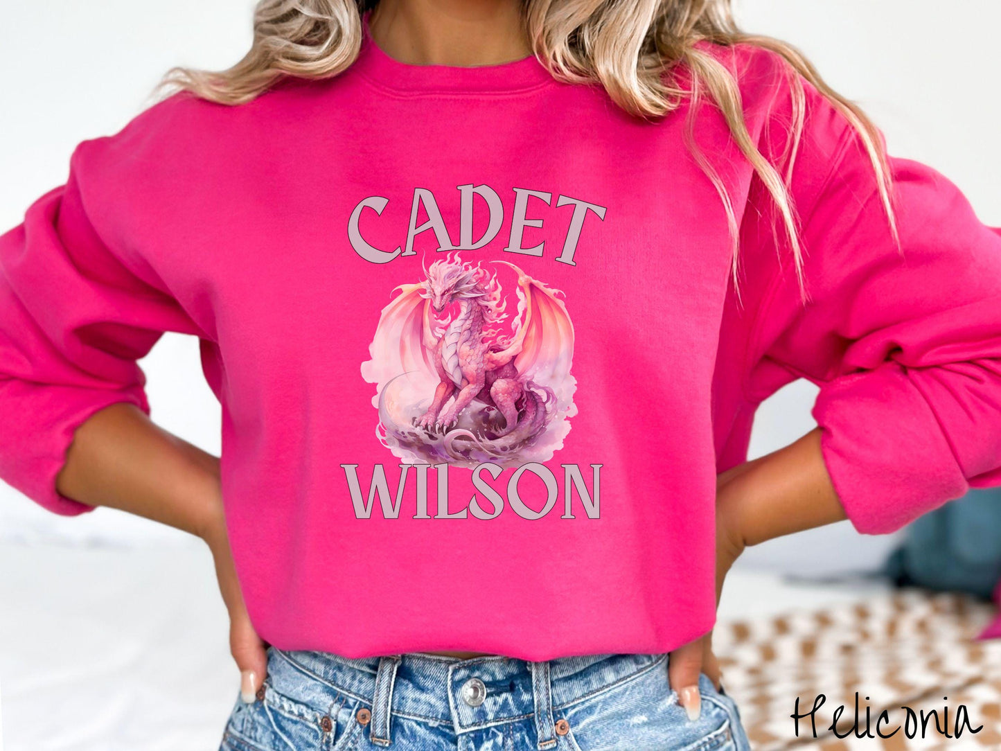 The Custom Dragon Cadets Sweatshirt, Personalized Fantasy Book Tee, Romantasy Gift T-Shirt, Bookish Dragon Tee, Bachelorette