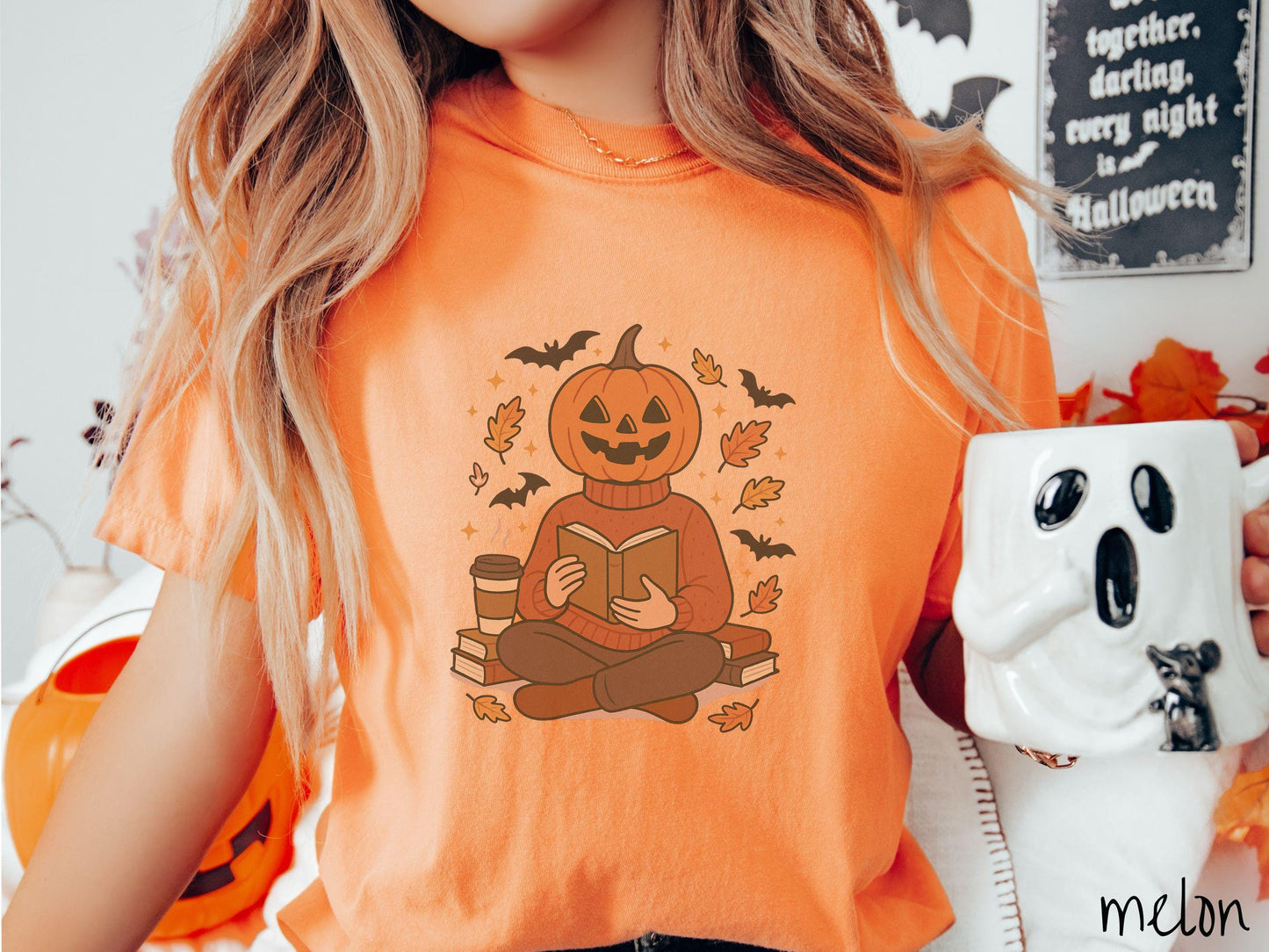 The Coziest Halloween Fall Comfort Colors Shirt, Warm Cozy Halloween Shirt, Cute Spooky Tee, Halloween Gift, Retro Halloween