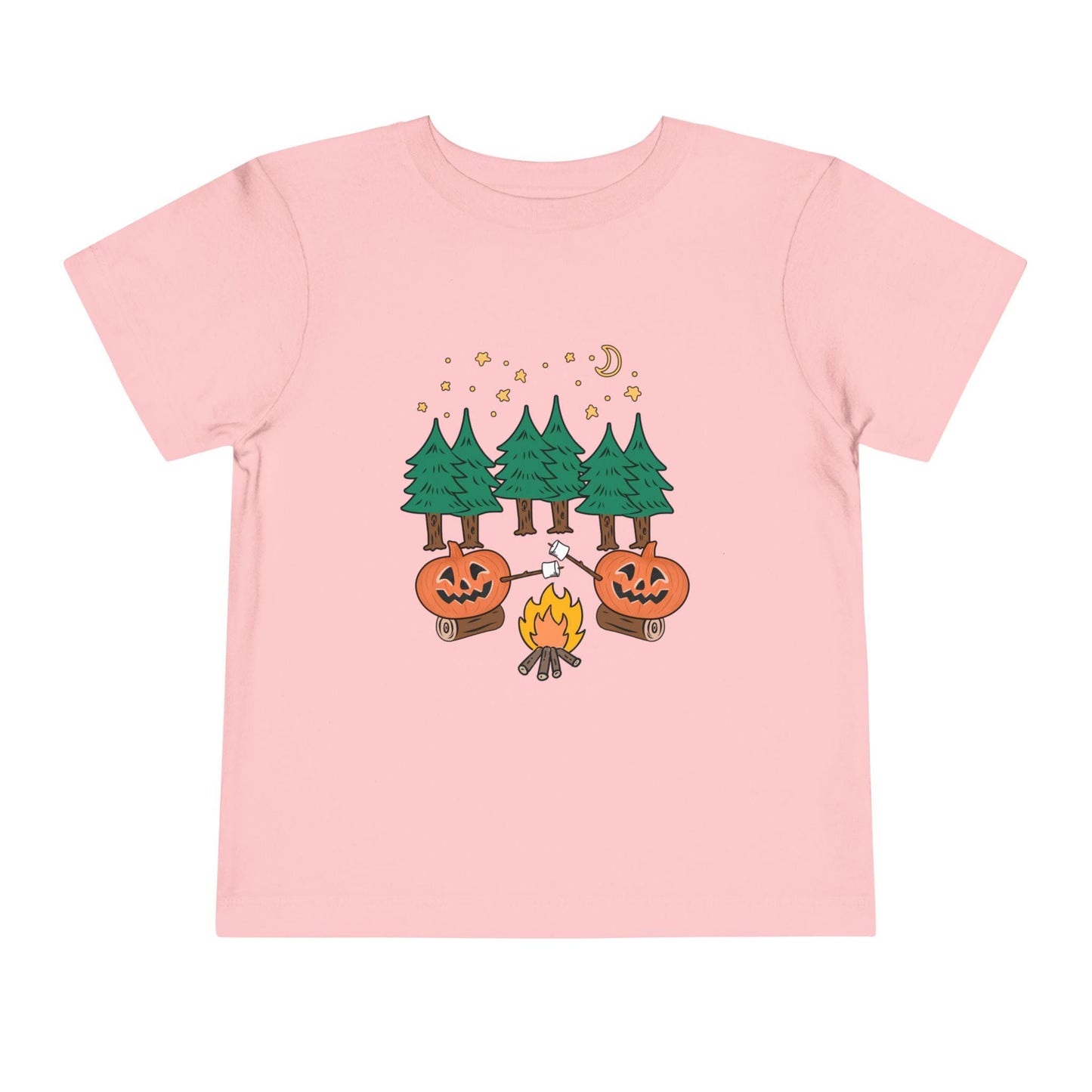 Autumn Adventure Toddler Tee | Cute Halloween Forest Design, Kids Halloween Shirt, Pumpkin Tee, Cozy Fall T-Shirt, Kid's Halloween Wear