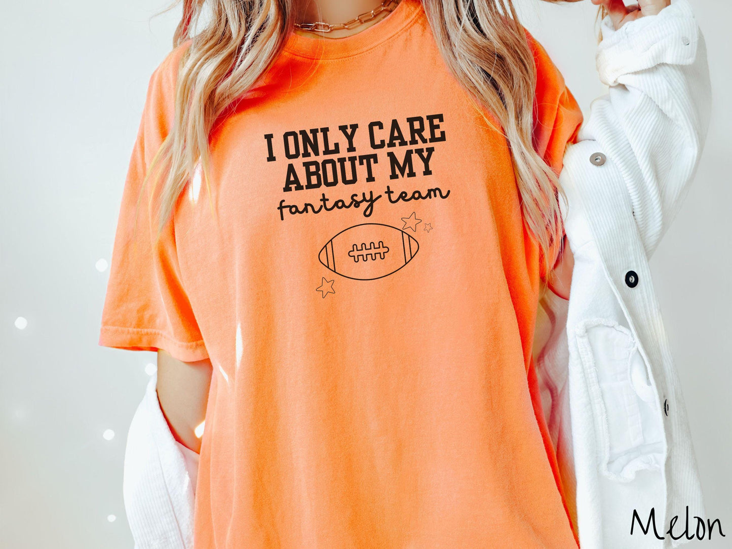 The Fantasy Football Team Comfort Colors Shirt, Gameday Football Tee, Sports Fan Shirt, Casual Sports Night Top, Weekend Apparel