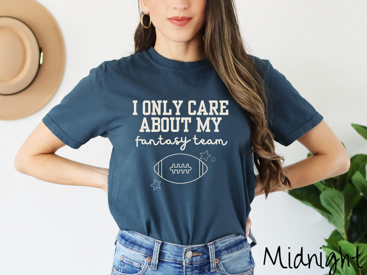 The Fantasy Football Team Comfort Colors Shirt, Gameday Football Tee, Sports Fan Shirt, Casual Sports Night Top, Weekend Apparel