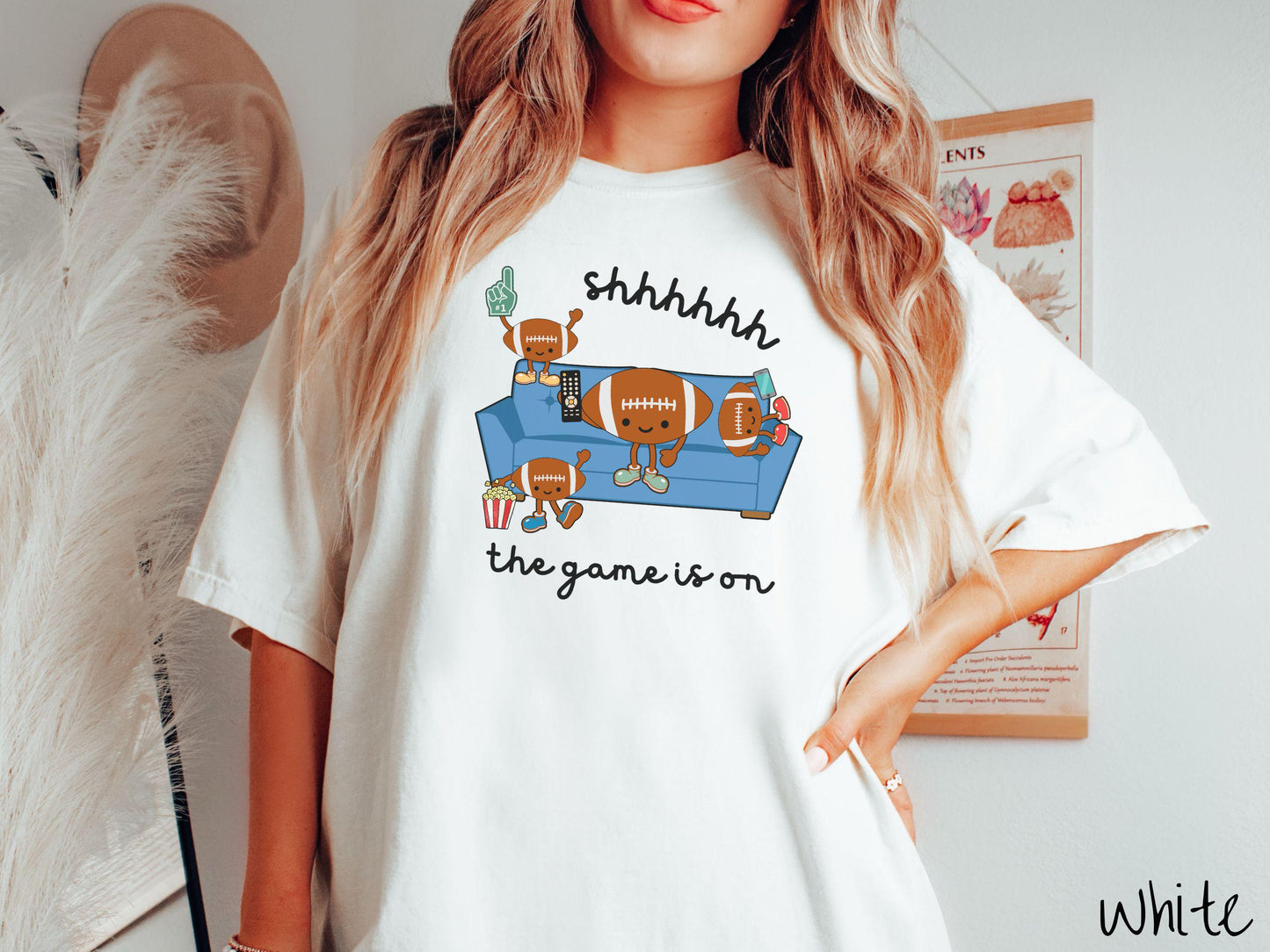 The Funny Parent Football Game Comfort Colors Shirt, Gameday Football Tee, Football pun joke shirt