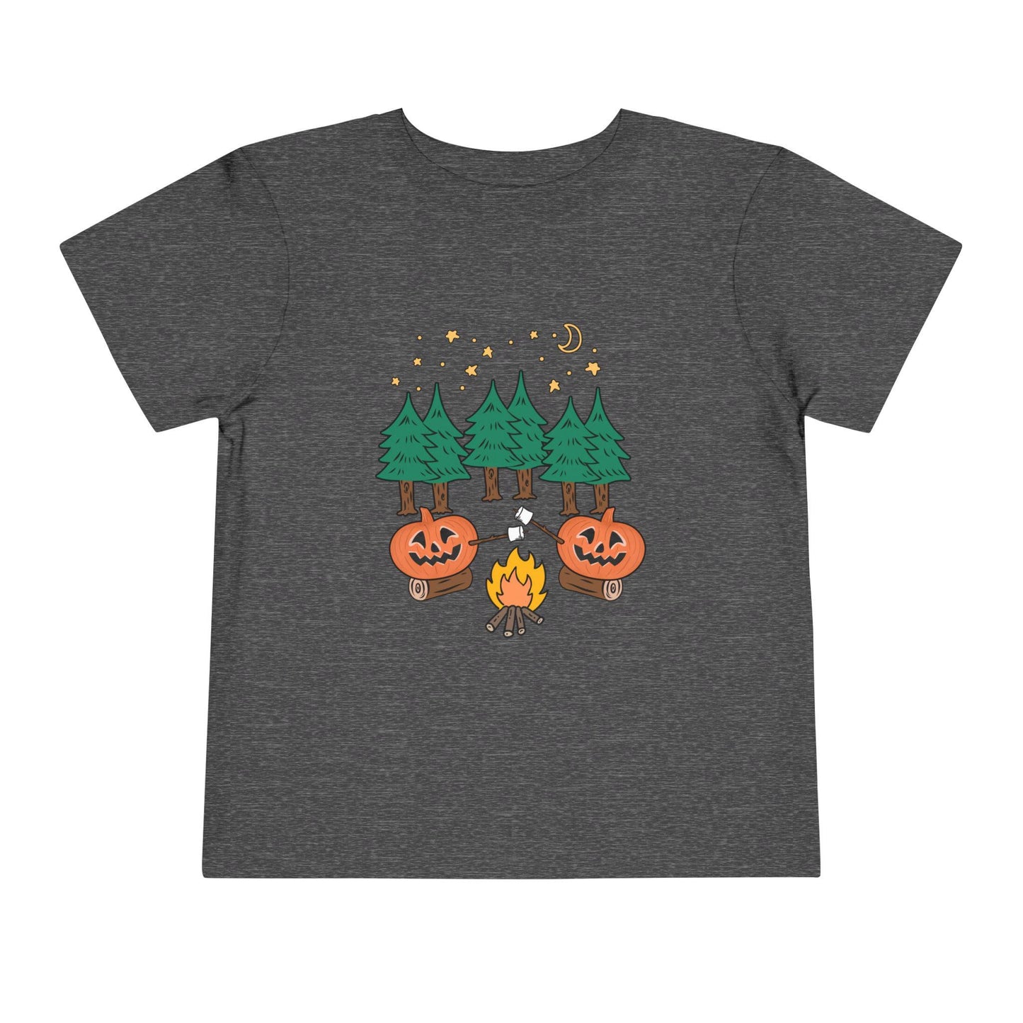 Autumn Adventure Toddler Tee | Cute Halloween Forest Design, Kids Halloween Shirt, Pumpkin Tee, Cozy Fall T-Shirt, Kid's Halloween Wear
