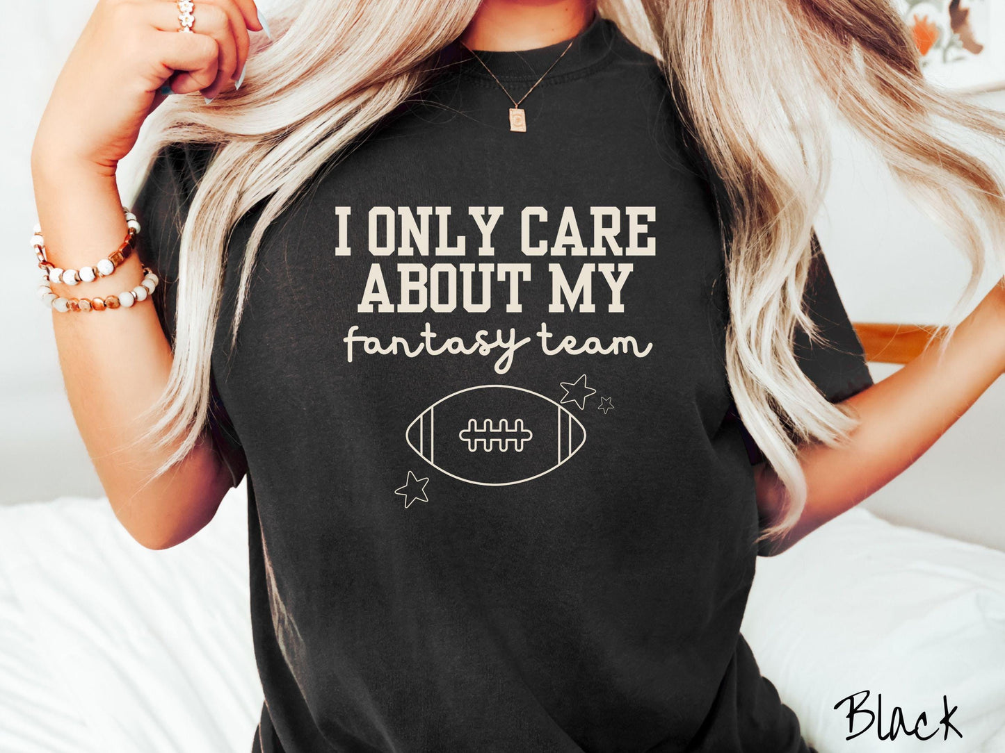 The Fantasy Football Team Comfort Colors Shirt, Gameday Football Tee, Sports Fan Shirt, Casual Sports Night Top, Weekend Apparel