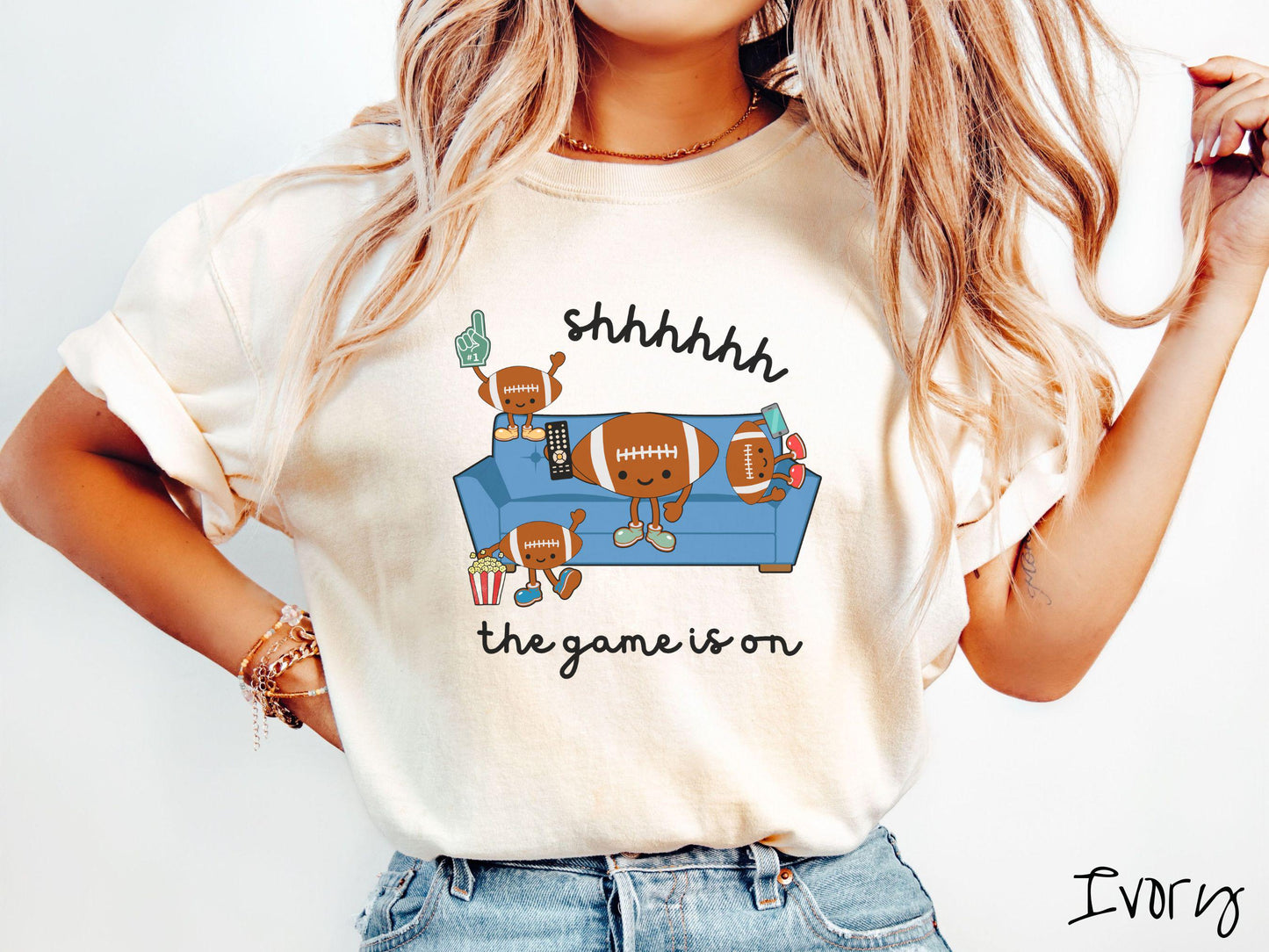 The Funny Parent Football Game Comfort Colors Shirt, Gameday Football Tee, Football pun joke shirt