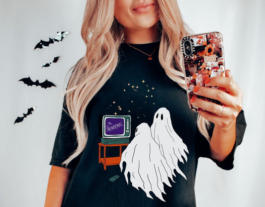 Comfort Colors Shirt, Paranormal Movie Shirt, Halloween Movie Marathon Shirt, Halloween Ghost Shirt, Vintage Halloween Shirt, Spooky Shirt