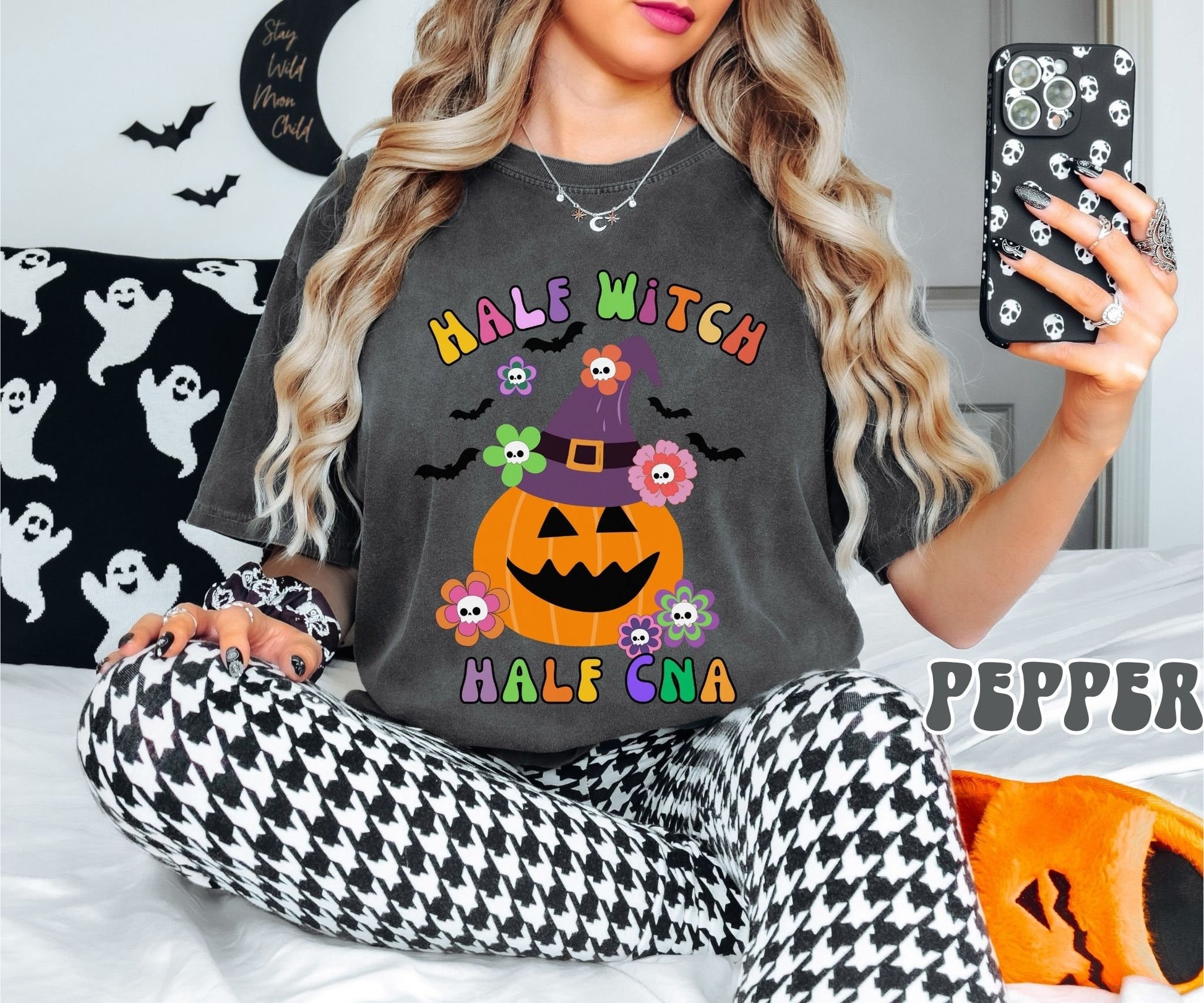 Comfort Colors Shirt, CNA Shirt, Halloween CNA Shirt, Halloween Nurse Shirt, Cute Halloween Shirt, Quirky Halloween Shirt