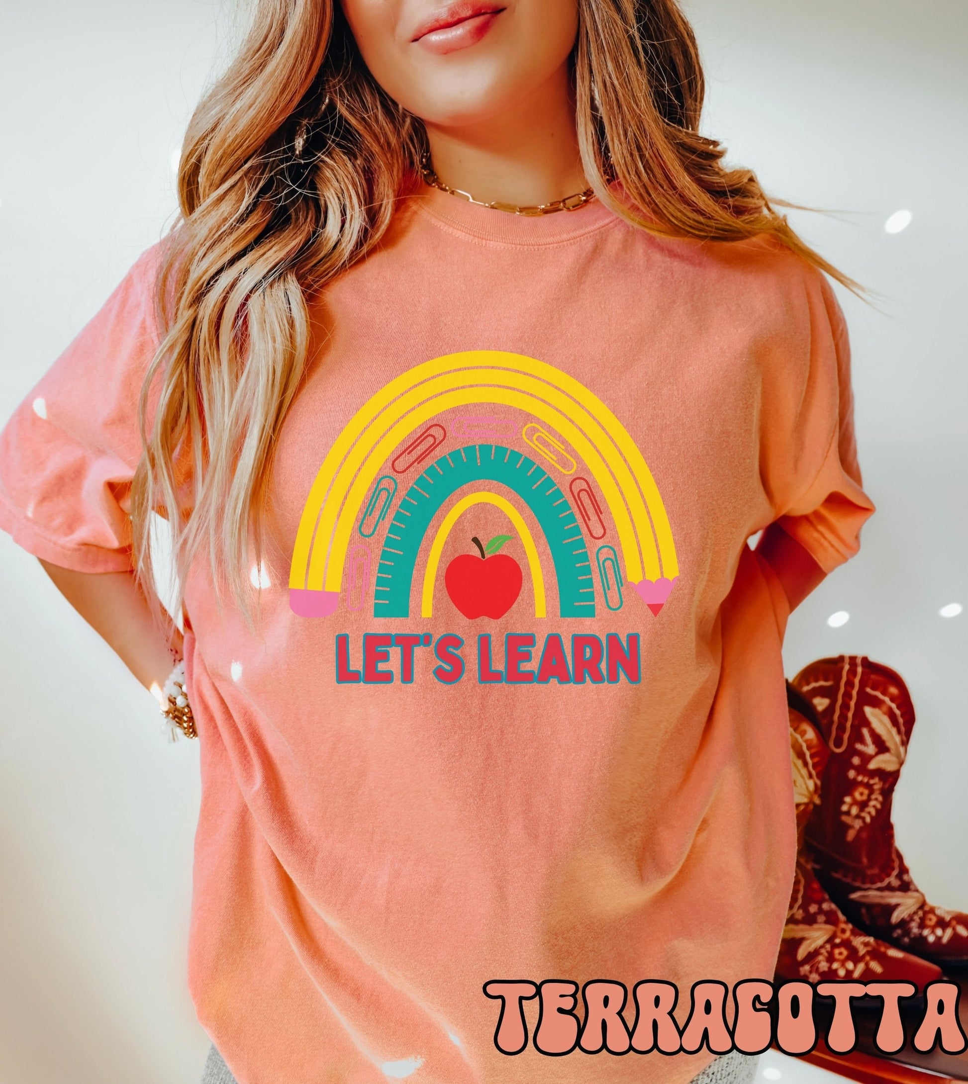 The Let's Learn Teacher Shirt, Gift This to Your Favorite Difference Maker!
