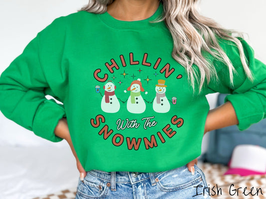 Snowman Coffee Sweatshirt, Cozy Christmas Coffee Sweater, Snowmies Shirt, Retro Funny Christmas Sweater, Ugly Christmas Vintage