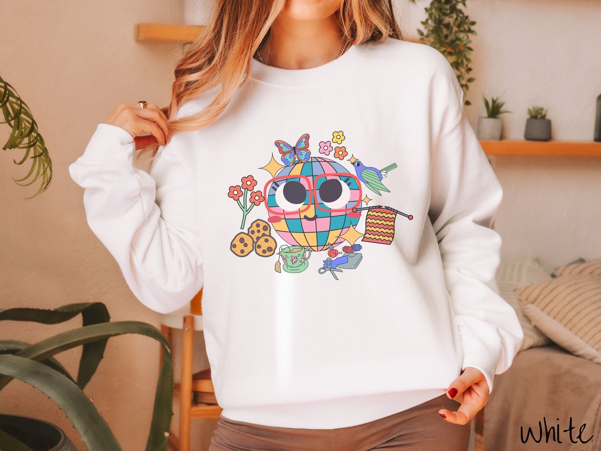 Retro Grandma Burst Sweatshirt, Gift for Meemaw