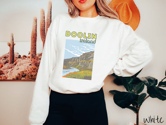 The Doolin Ireland Sweatshirt, Gift This Irish European Vacation Sweatshirt!