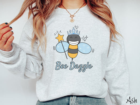 The Bee Dazzle Sweatshirt, Gift this Funny Bedazzled Beekeeping Sweater to your Pun-Loving Friends!