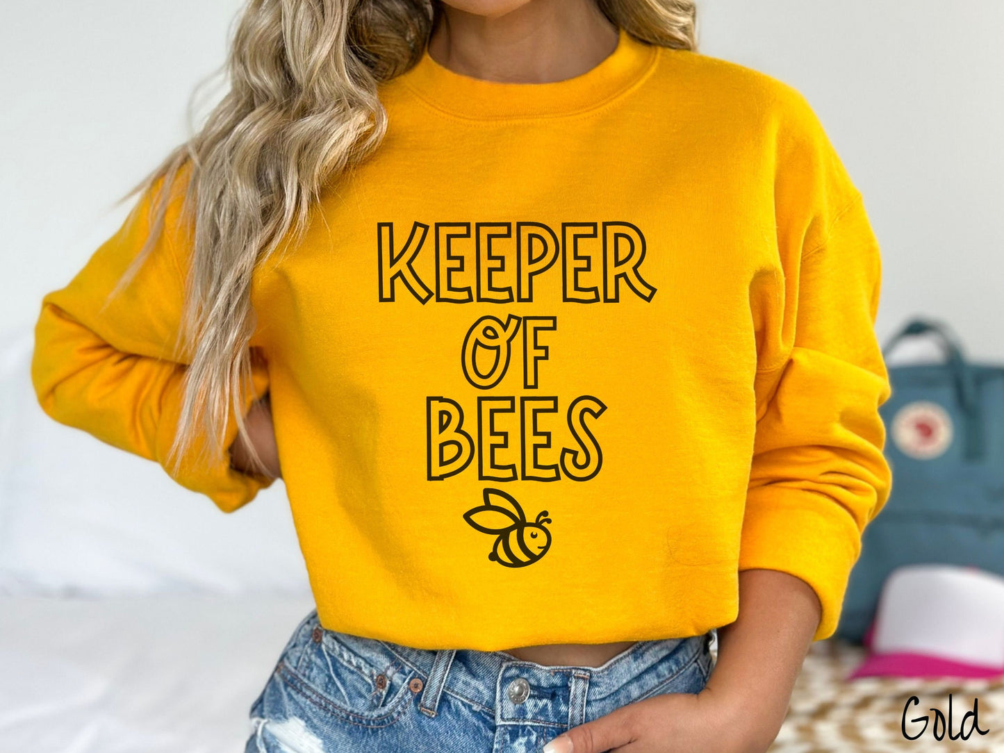 The Keeper of Bees Sweatshirt, Gift this Beekeeping Sweater to the Beekeeper in your Life!
