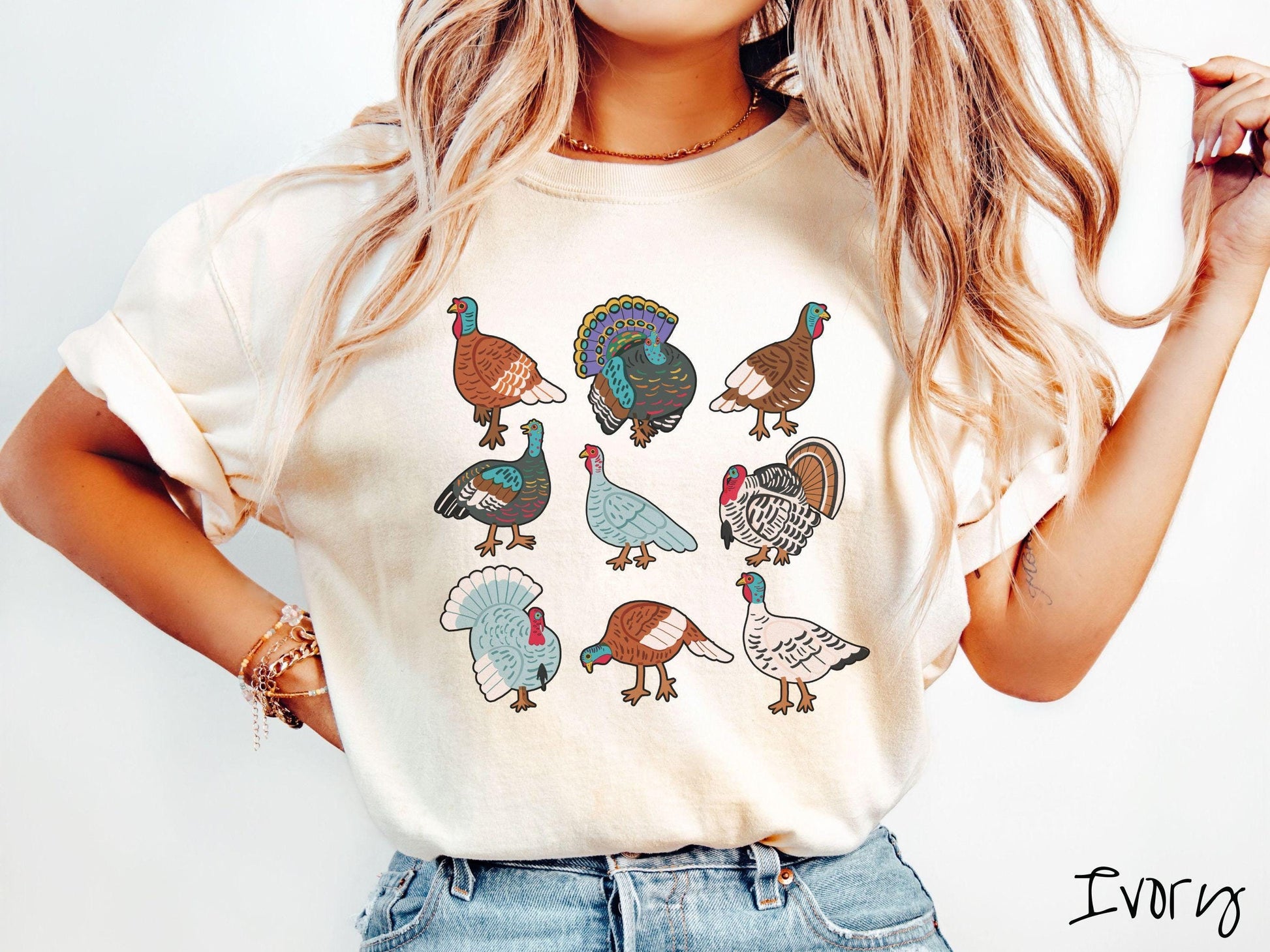 Comfort Colors Shirt, Turkey Grid Shirt, Live Turkeys Shirt, Cute Turkeys Shirt, Thanksgiving Turkey Shirt, Agriculture Turkey Shirt