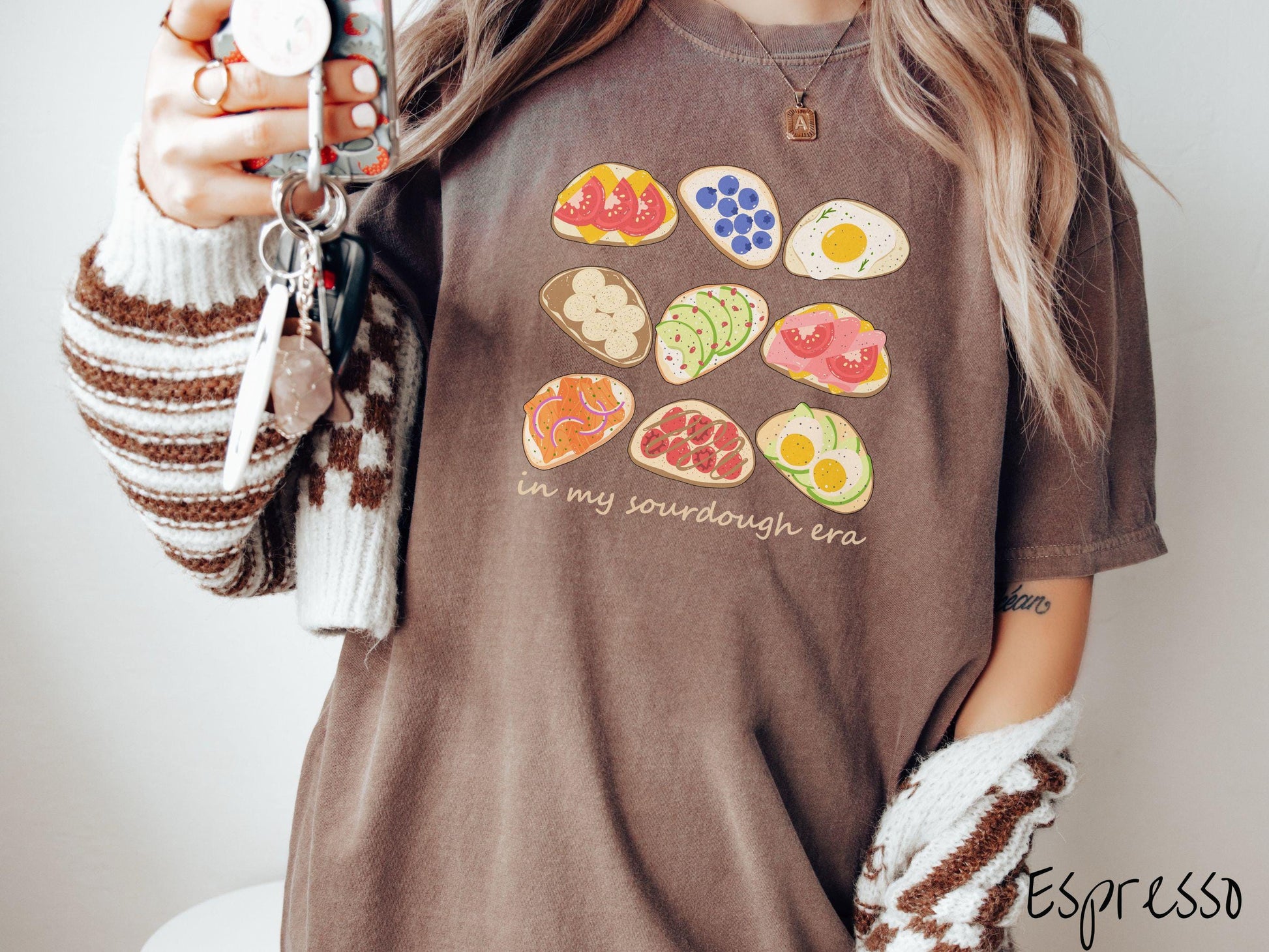 In My Sourdough Era Toast Comfort Colors Shirt, Breakfast Toast, Food Shirt, Bread Maker Gift T-Shirt, Funny Baking Tee, Punny Shirt