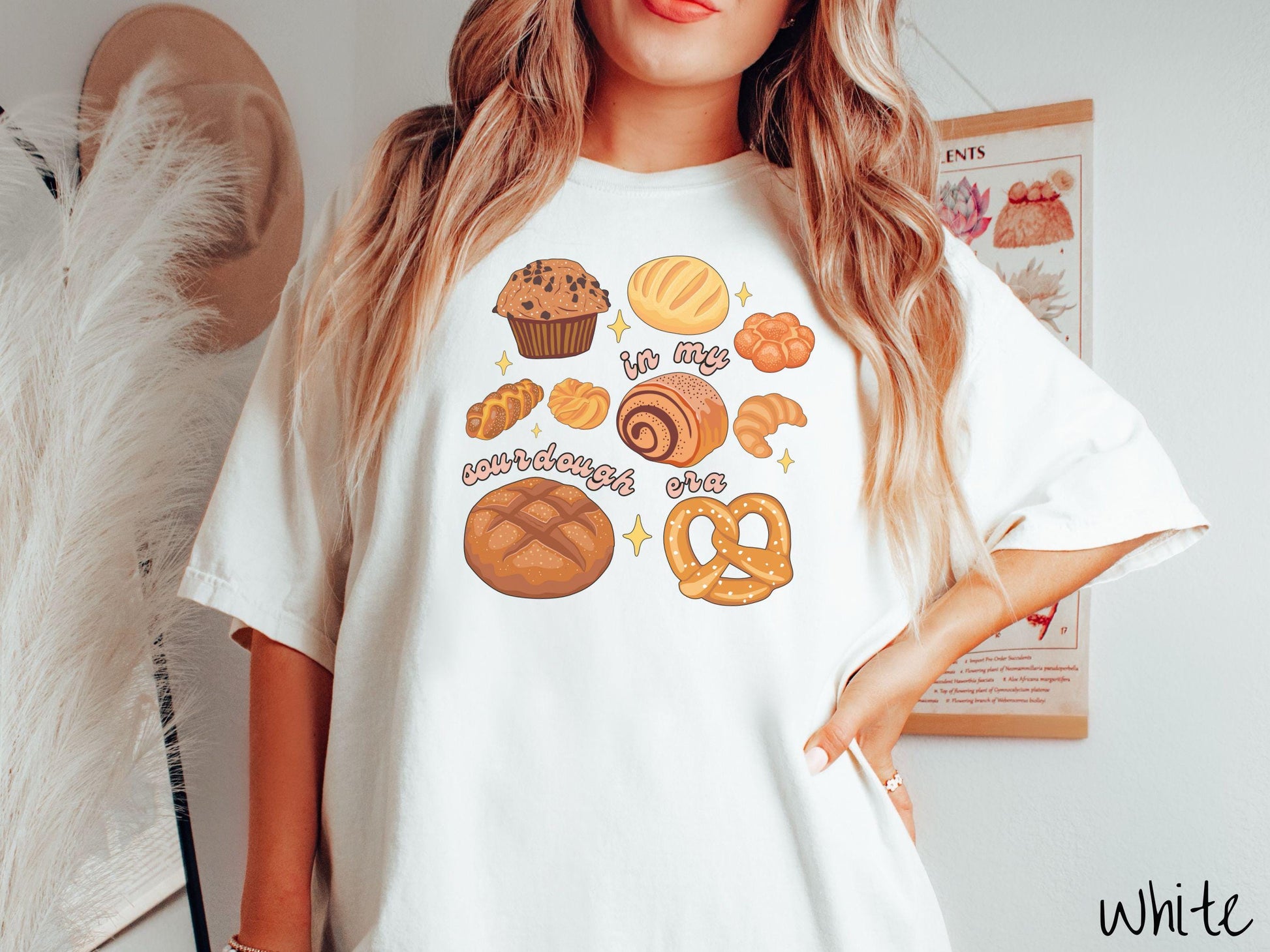 The Baked Good In My Sourdough Era Comfort Colors Shirt, Pun Sourdough Tee, Bread Maker Gift T-Shirt, Funny Baking Tee, Homesteading Tee