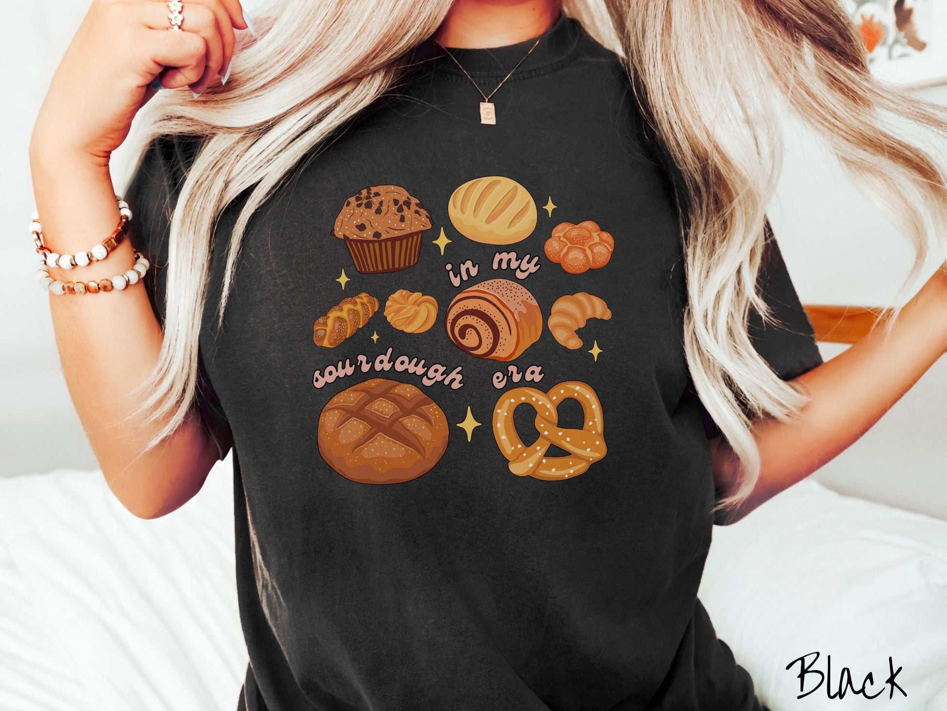 The Baked Good In My Sourdough Era Comfort Colors Shirt, Pun Sourdough Tee, Bread Maker Gift T-Shirt, Funny Baking Tee, Homesteading Tee