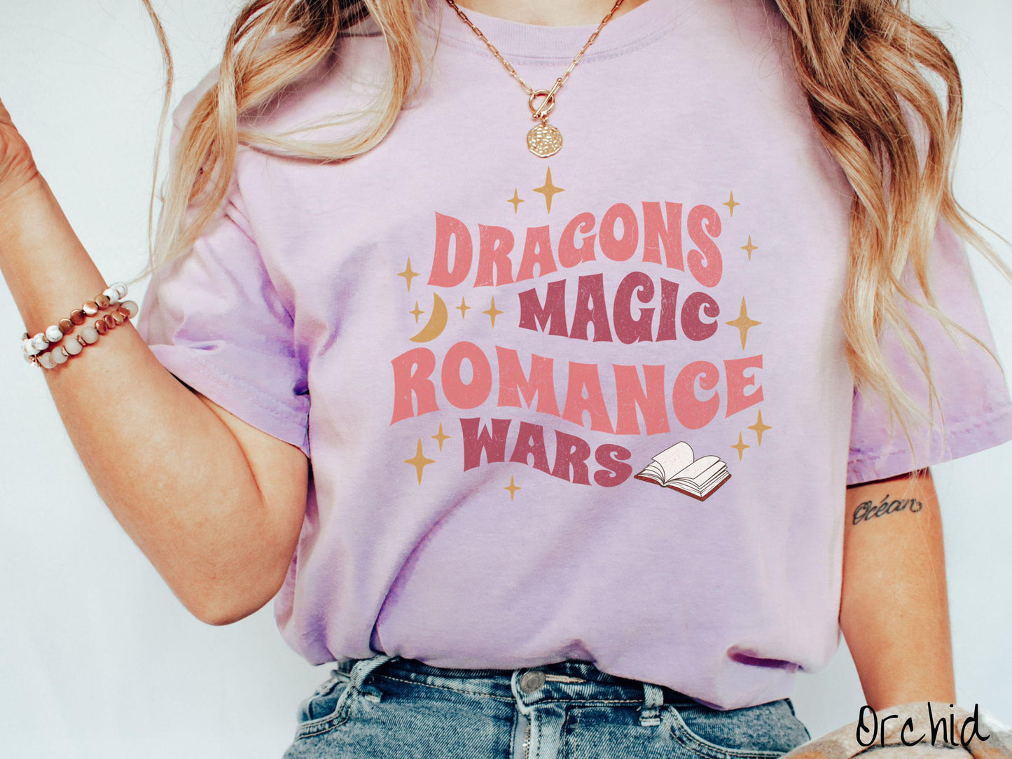 The Dragons Magic Romance Wars Book Comfort Colors Shirt, Fantasy Book Tee, Romantasy Gift T-Shirt, Bookish Dragon Tee, Fantasy World