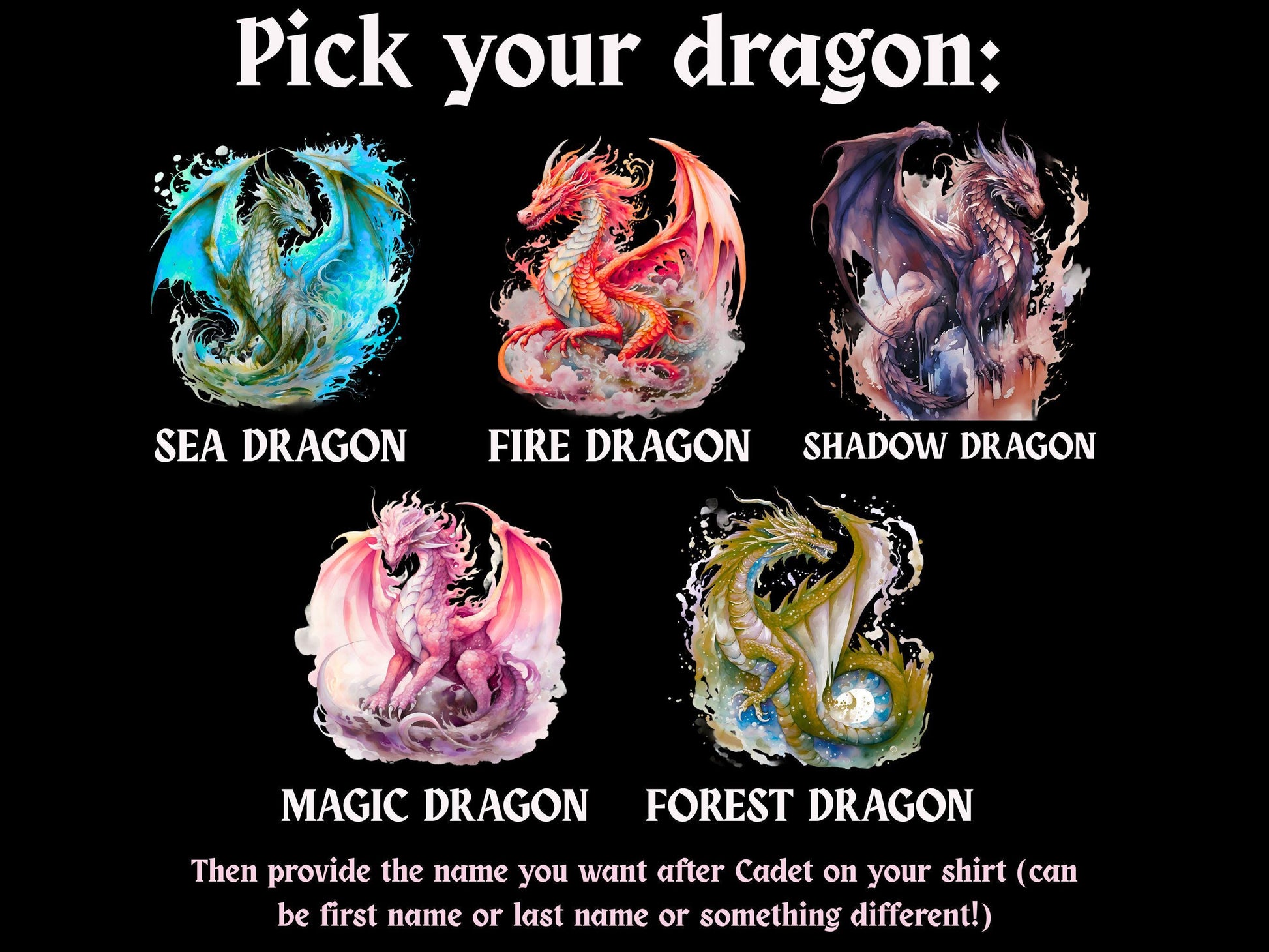 The Custom Dragon Cadets Comfort Colors Shirt, Personalized Fantasy Book Tee, Romantasy Gift T-Shirt, Bookish Dragon Tee, Bachelorette
