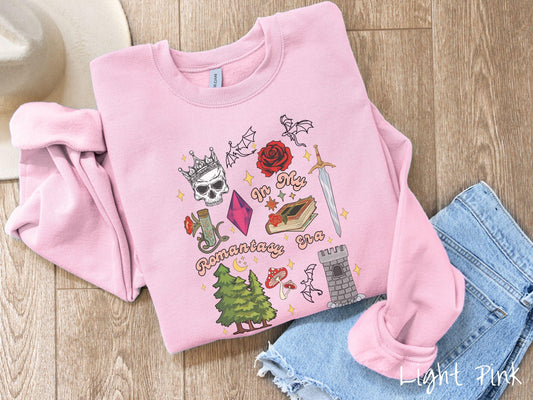 The In My Romantasy Era Sweatshirt, Fantasy Book Tee, Romantasy Gift T-Shirt, Bookish Dragon Tee, Fantasy World Tee