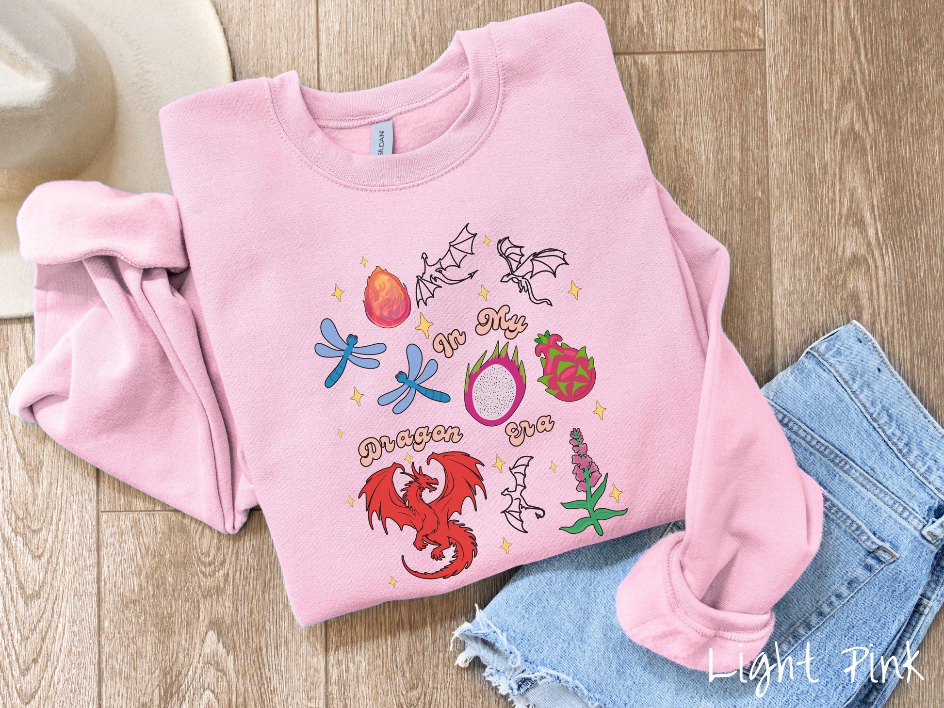 The In My Dragon Era Sweatshirt, Fantasy Book Tee, Romantasy Gift T-Shirt, Bookish Dragon Tee, Dragon Pun Tee