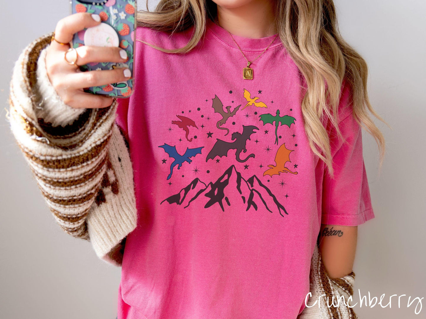 The Dragon Riders Comfort Colors Shirt, Fantasy Book Tee, Romantasy Gift T-Shirt, Bookish Dragon Tee, Fantasy World Tee