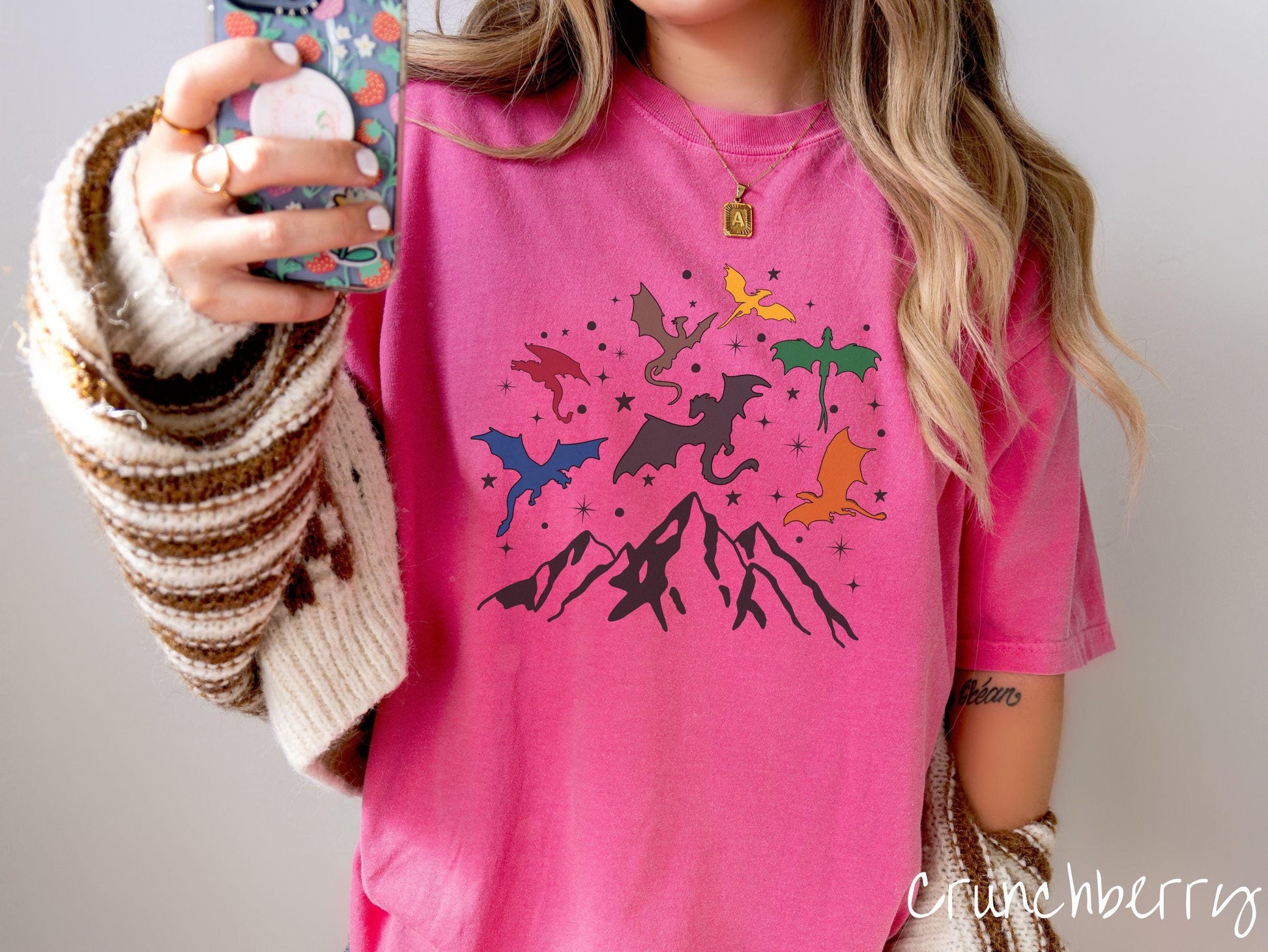 The Dragon Riders Comfort Colors Shirt, Fantasy Book Tee, Romantasy Gift T-Shirt, Bookish Dragon Tee, Fantasy World Tee