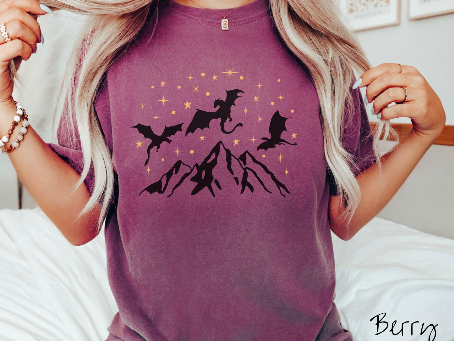 The Black Dragons Comfort Colors Shirt, Fantasy Book Tee, Romantasy Gift T-Shirt, Bookish Dragon Tee, Fantasy World Tee