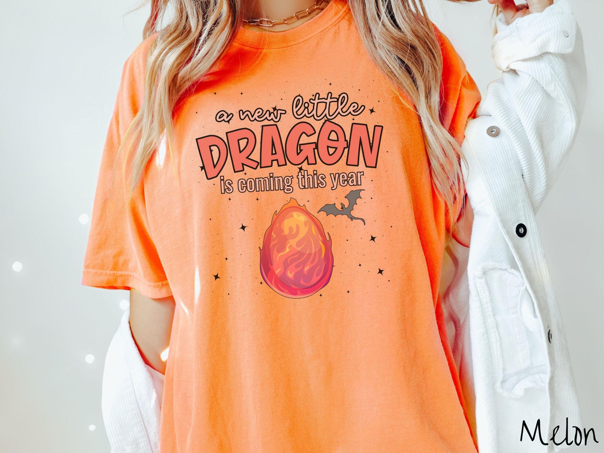 The Dragon Pregnancy Announcement Comfort Colors Shirt, Fantasy Book Tee, Expecting Shirt, Bookish Dragon Tee, Fantasy World Tee