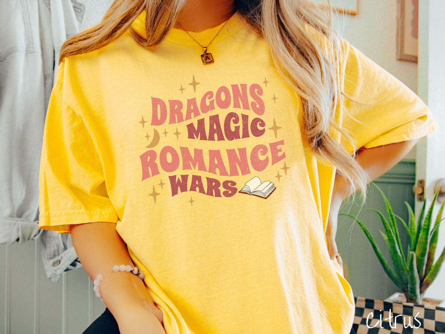 The Dragons Magic Romance Wars Book Comfort Colors Shirt, Fantasy Book Tee, Romantasy Gift T-Shirt, Bookish Dragon Tee, Fantasy World