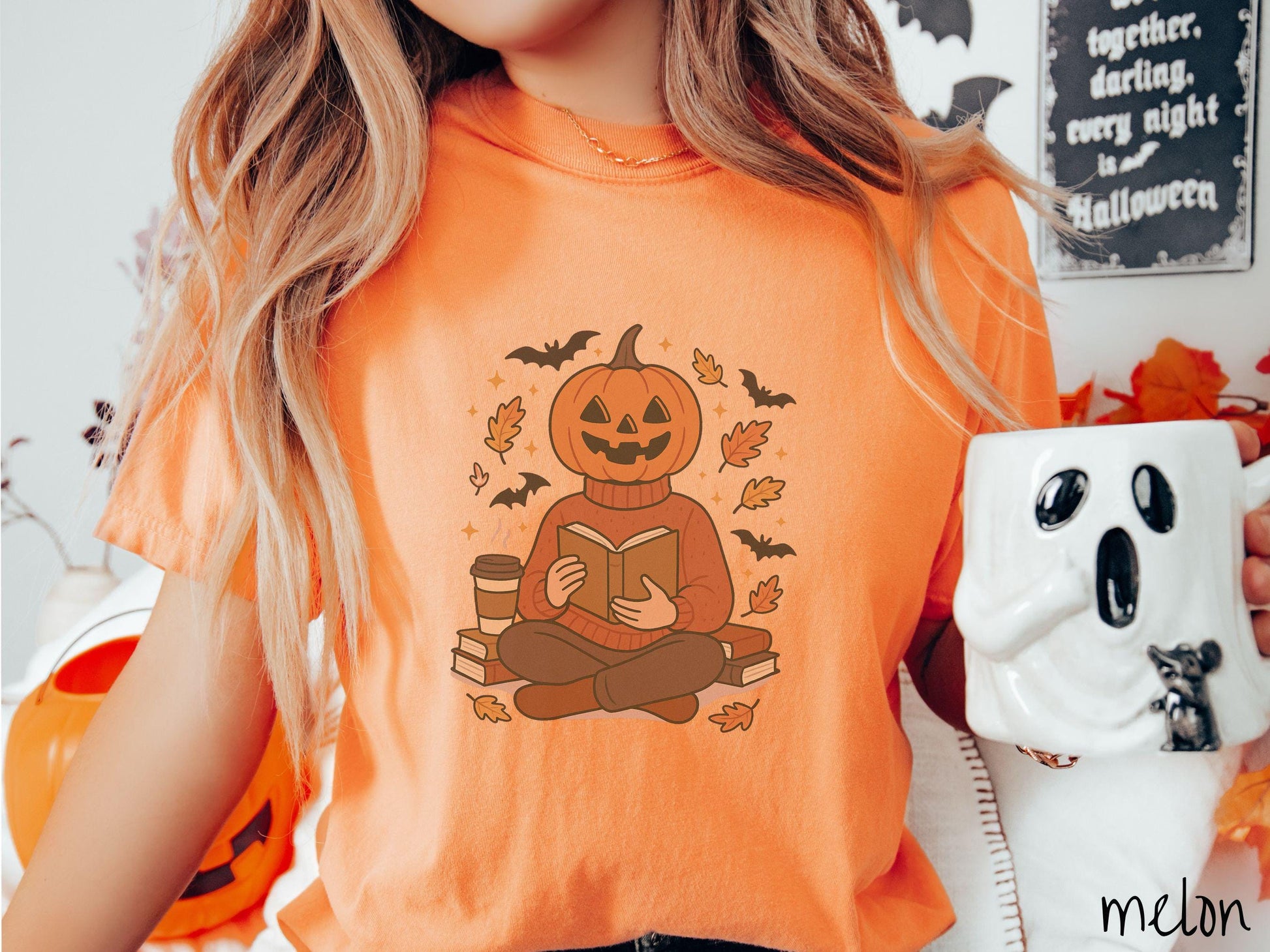 The Coziest Halloween Fall Comfort Colors Shirt, Warm Cozy Halloween Shirt, Cute Spooky Tee, Halloween Gift, Retro Halloween
