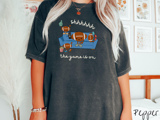 The Funny Parent Football Game Comfort Colors Shirt, Gameday Football Tee, Football pun joke shirt