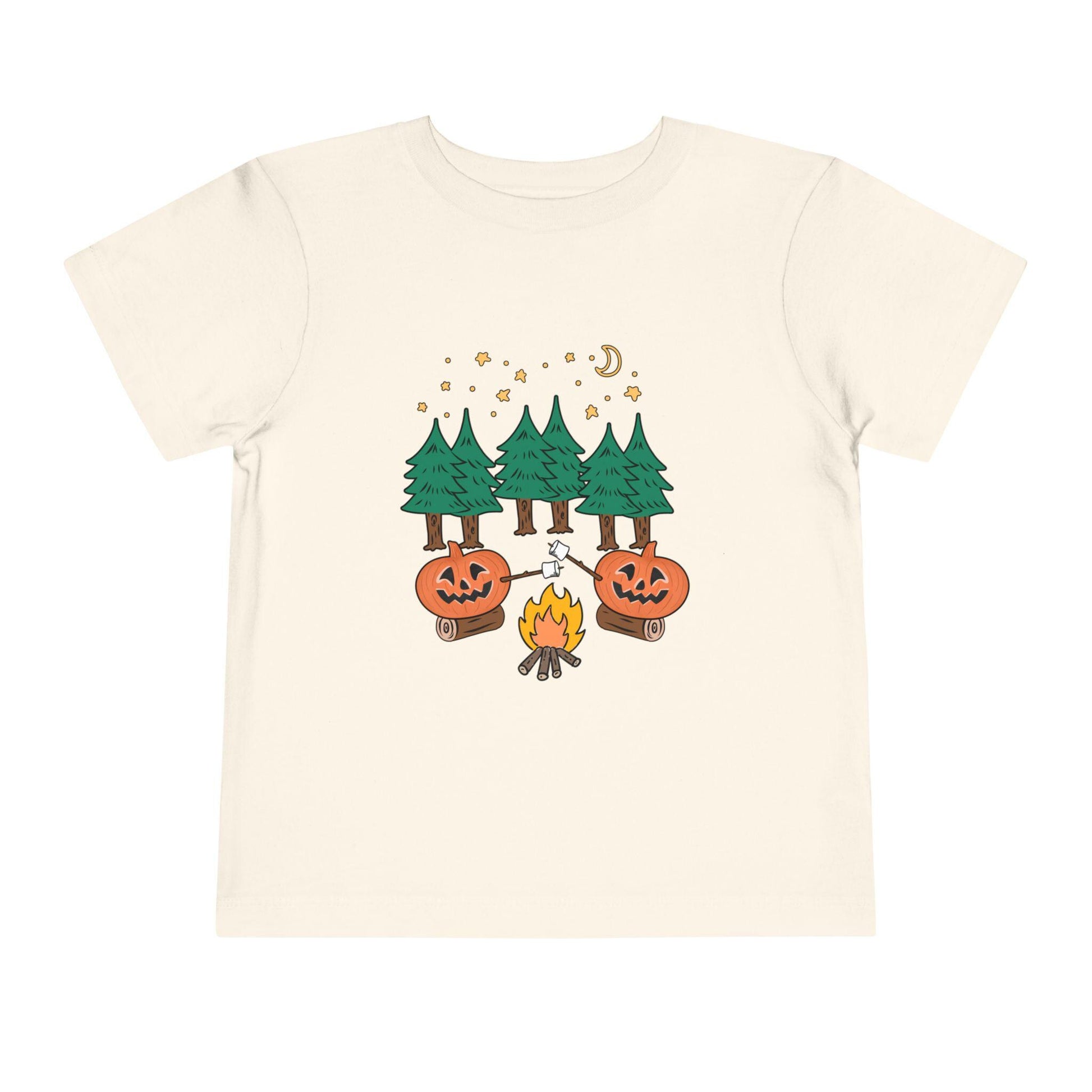 Autumn Adventure Toddler Tee | Cute Halloween Forest Design, Kids Halloween Shirt, Pumpkin Tee, Cozy Fall T-Shirt, Kid's Halloween Wear