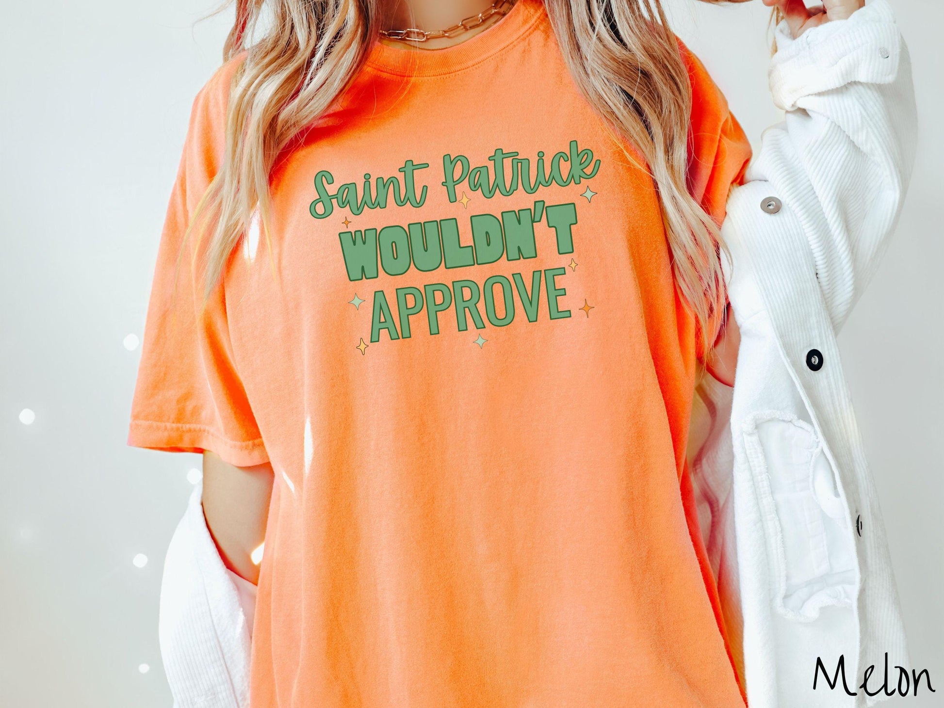 Funny St Patricks Day Shirt, Minimalist Shamrock Tee, Subtle Irish Humor Shirt, Simple & Witty Holiday Tee, Wouldn't Approve