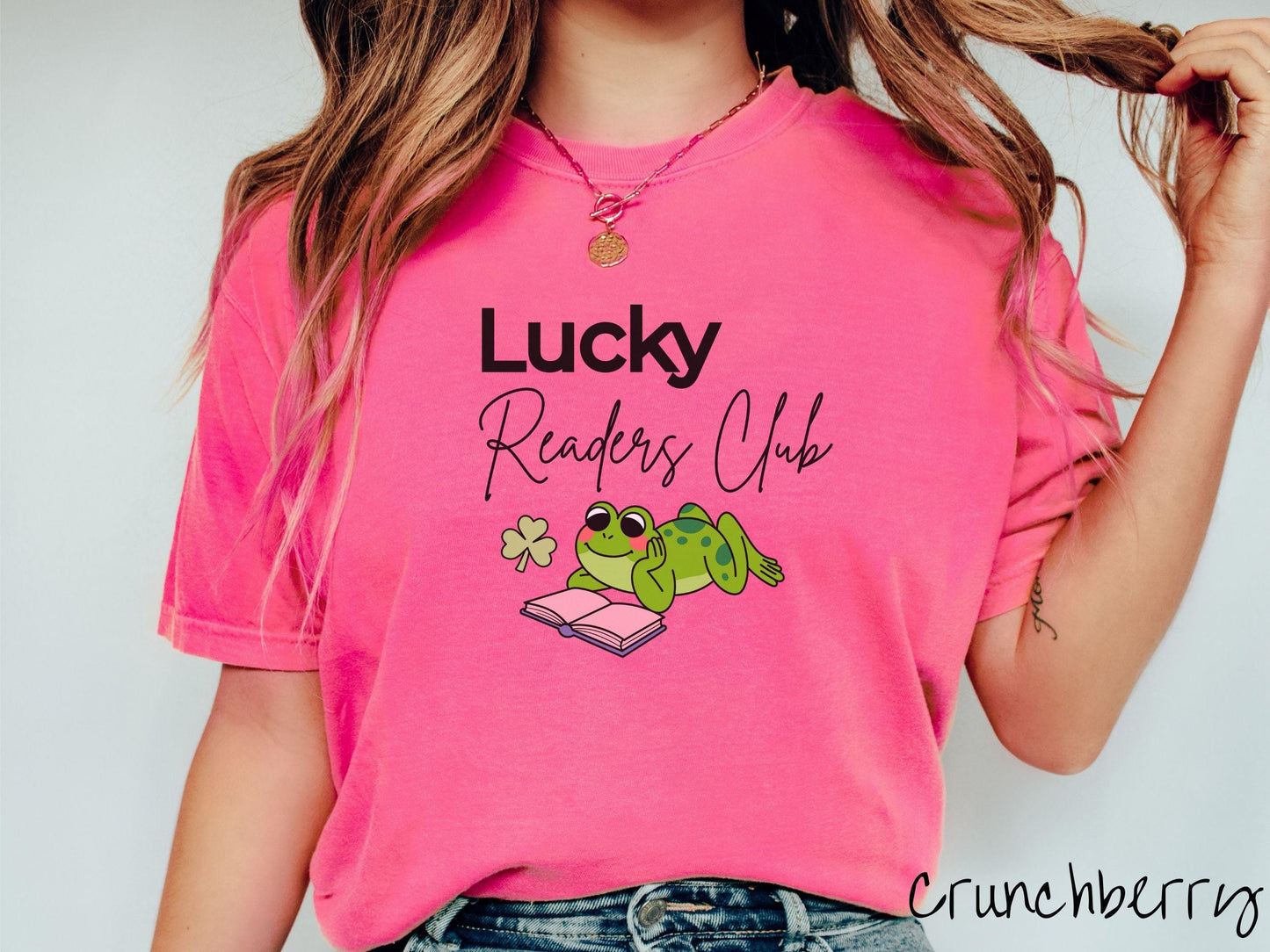 St Patricks Day Reading Teacher Shirt, Lucky Teacher Shamrock Tee, Classroom Holiday Shirt for Educators, Book Club Tee, Lucky Readers Club