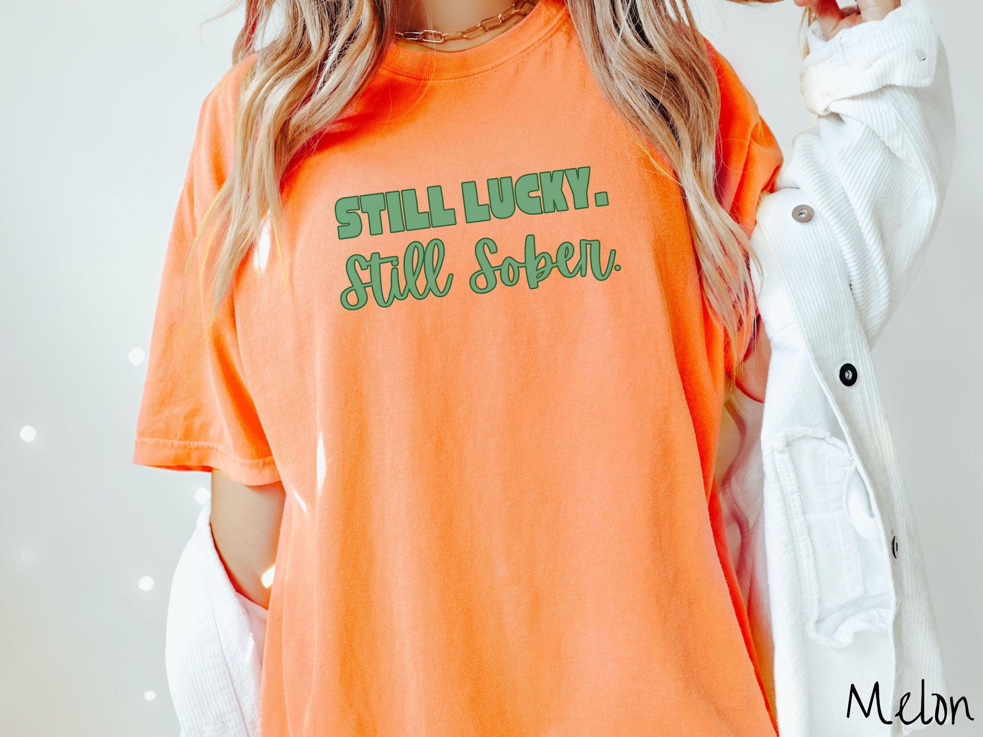 Sober St Patricks Day Shirt, Alcohol Free Irish Tee, Sober Pride Shamrock Shirt, Lucky Without Beer, Recovery Gift