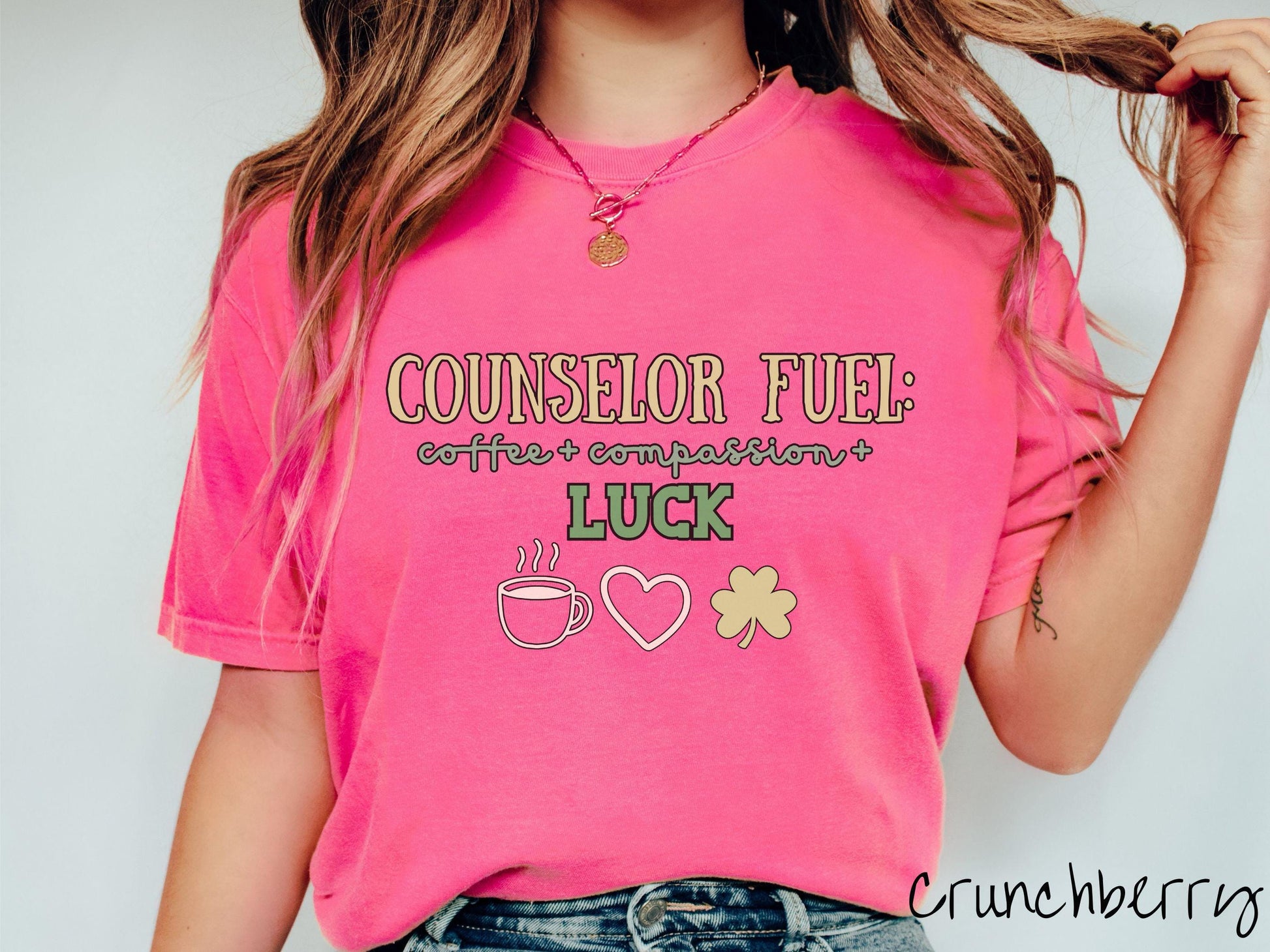 Guidance Counselor St Patricks Day Shirt, Lucky School Counselor Tee, Counselor Shamrock Shirt, Student Support Staff Coffee
