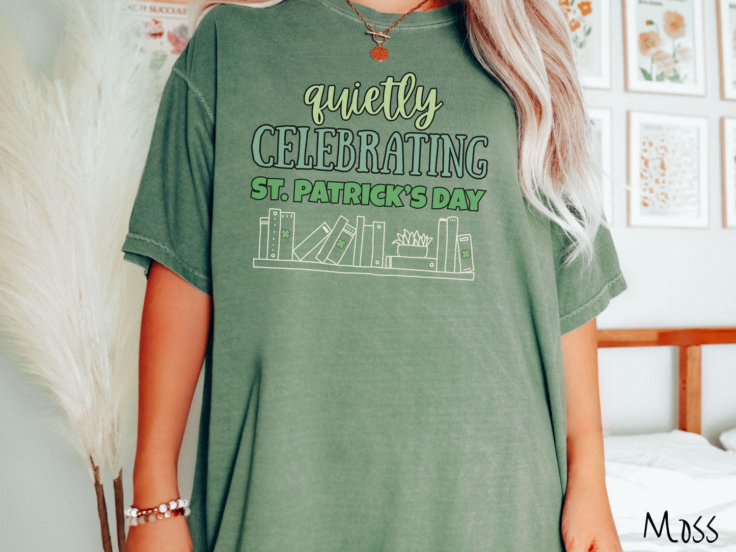 Librarian St Patricks Day Shirt, Lucky Librarian Tee, Book Lover Shamrock Shirt, Library Staff Green Shirt, Reading Teacher Holiday Tee