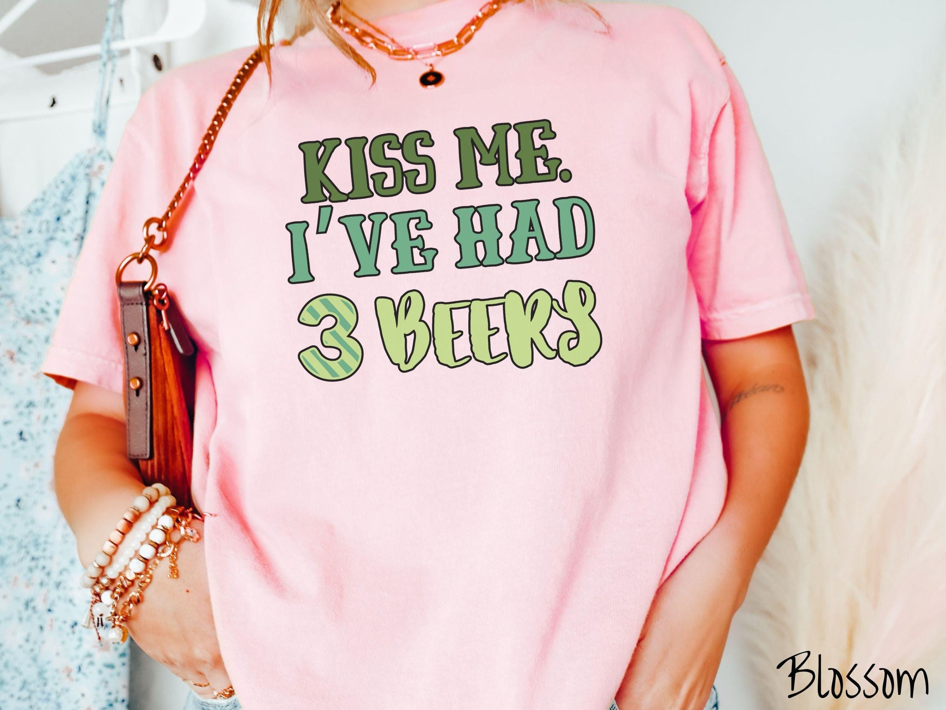 Kiss Me St Patricks Day Shirt, Funny Irish Shamrock Tee, Lucky Green Holiday Shirt, St Pattys Day Graphic Tee