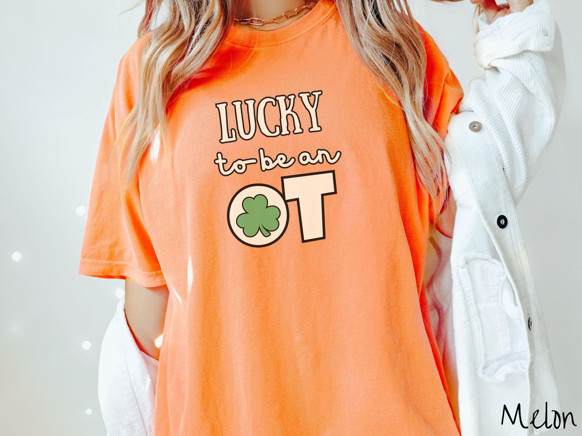 Occupational Therapist St Patricks Day Shirt, Lucky OT Shirt, OT Appreciation Shirt, School OT Shamrock Tee, Therapy Staff Green Shirt
