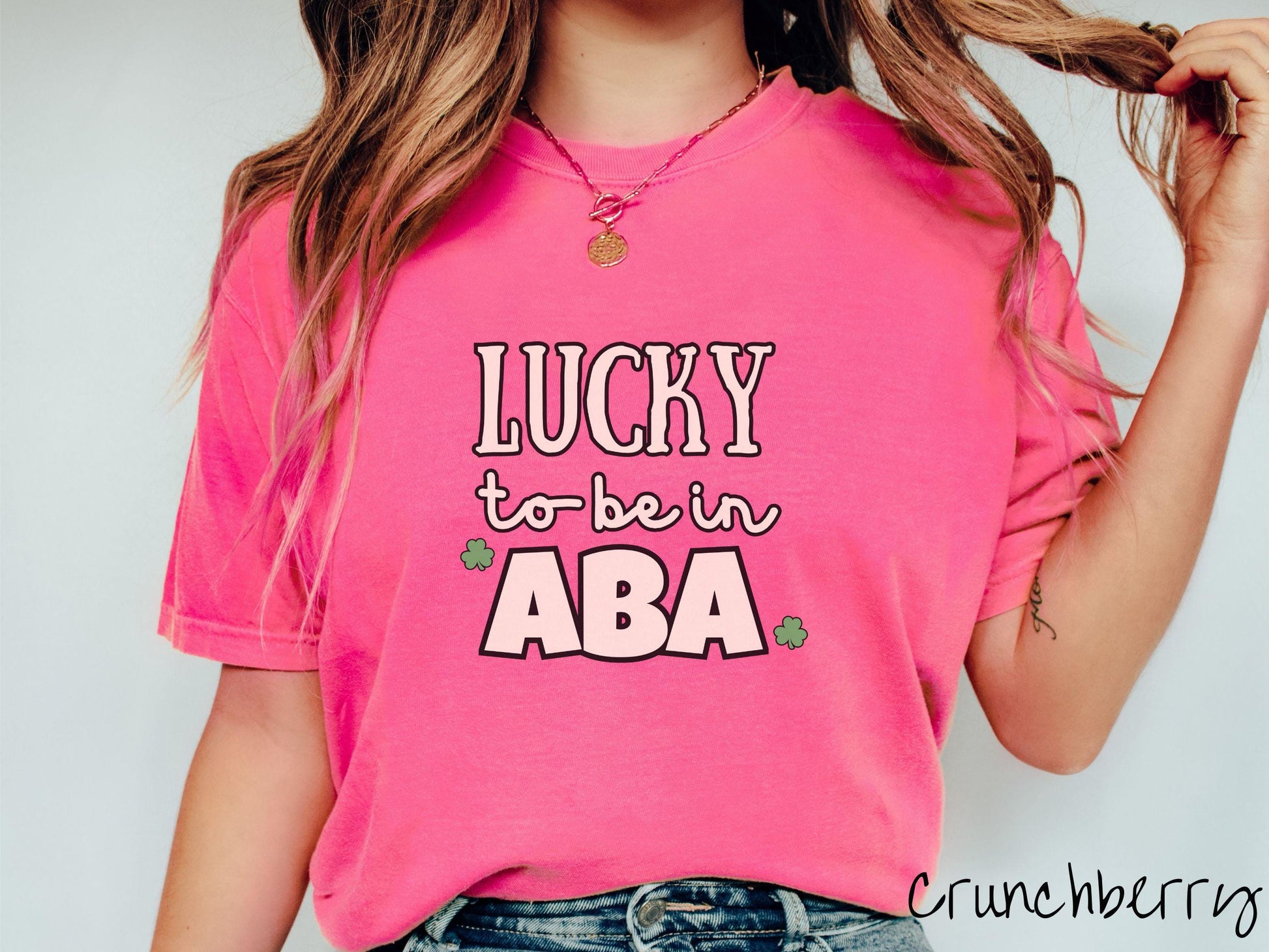 Behavior Technician St Patricks Day Shirt, Lucky RBT Tee, ABA Therapy Shamrock Shirt, Behavior Support Staff Green Shirt