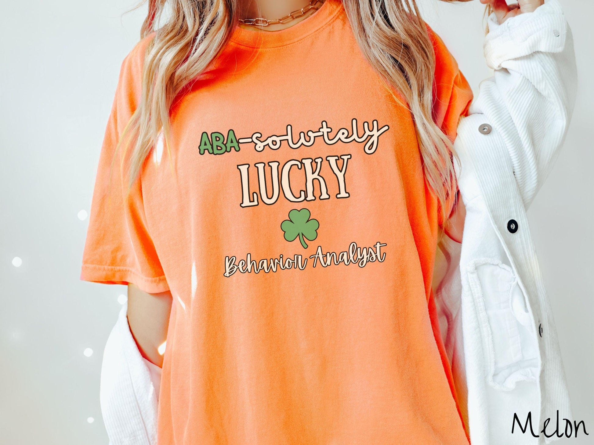 Behavior Technician St Patricks Day Shirt, Lucky RBT Tee, ABA Therapy Shamrock Shirt, Behavior Support Staff Green Shirt