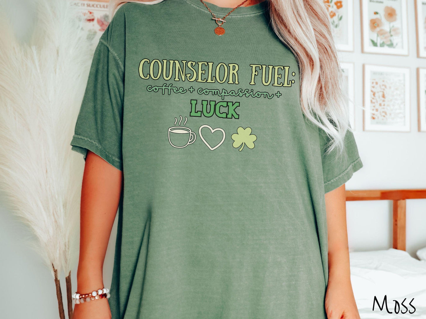 Guidance Counselor St Patricks Day Shirt, Lucky School Counselor Tee, Counselor Shamrock Shirt, Student Support Staff Coffee