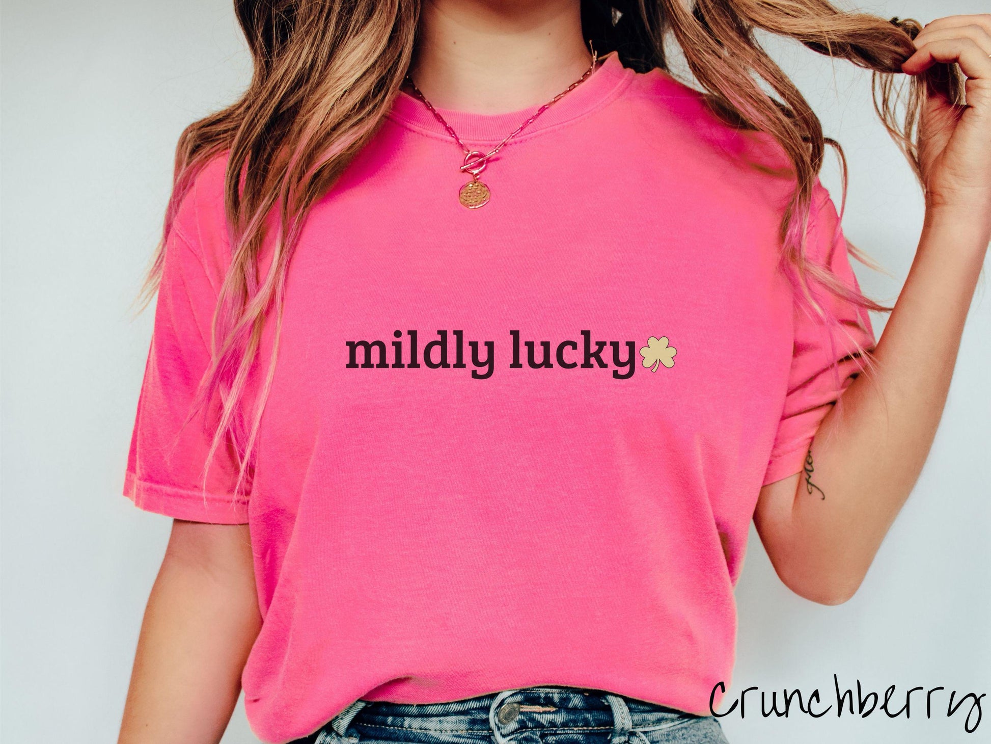 Dry Sarcastic St Patricks Day Shirt, Bare Minimum Green Shirt, Funny Shamrock Tee, I Was Told to Wear Green Shirt, Mildly Lucky