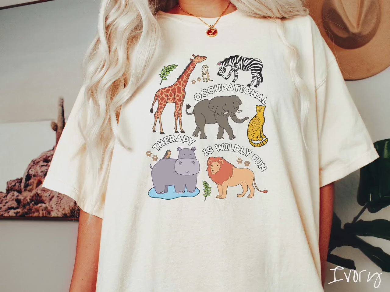 The Occupational Therapy Can Be Wildly Fun Comfort Colors Shirt, Gift This Safari-Themed OT Shirt to an Occupation Therapy Graduate!