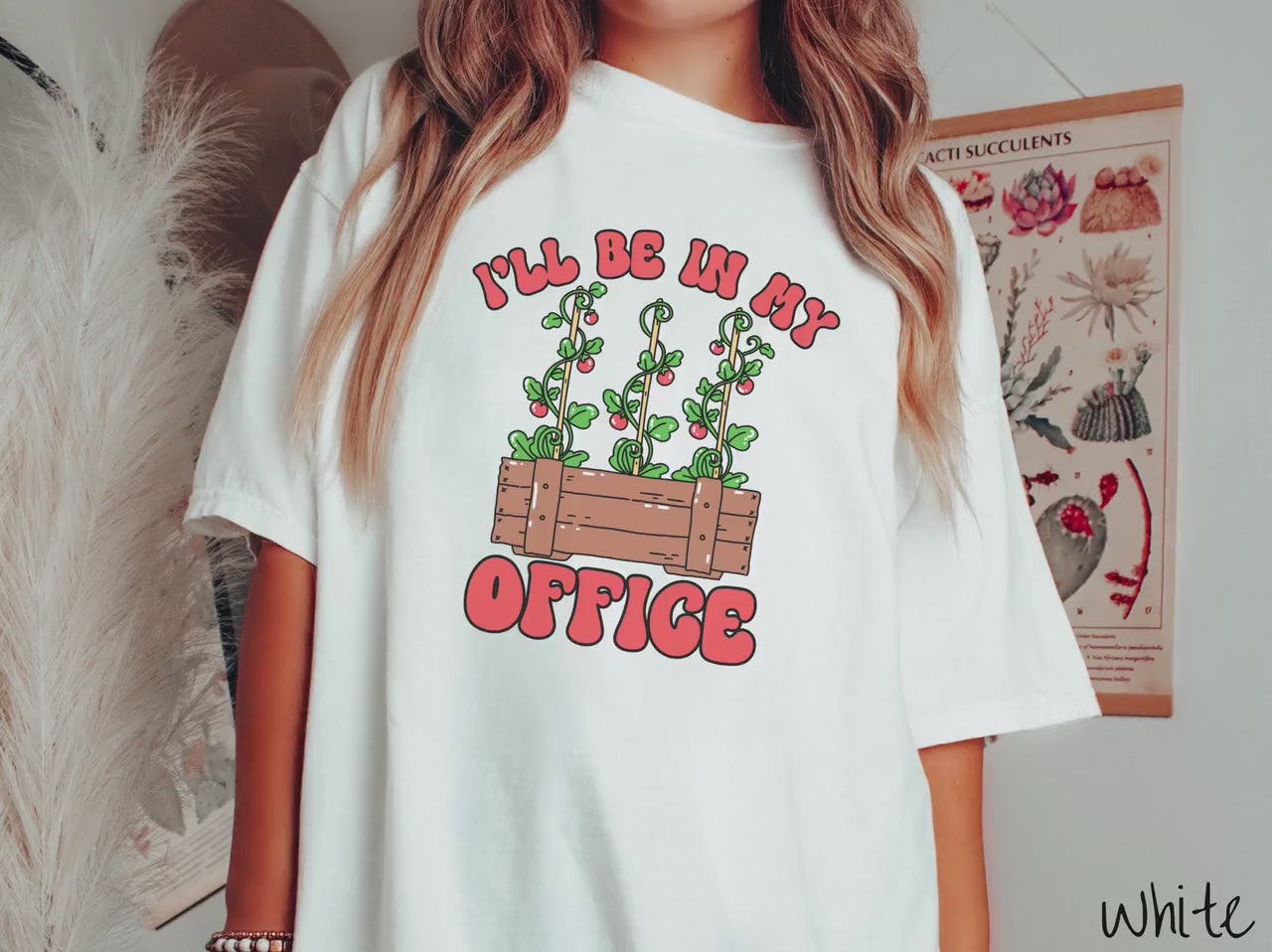 The I'll Be in My Office Vegetable Garden Comfort Colors Shirt, Gift This Vintage Gardening Shirt to your Friends!