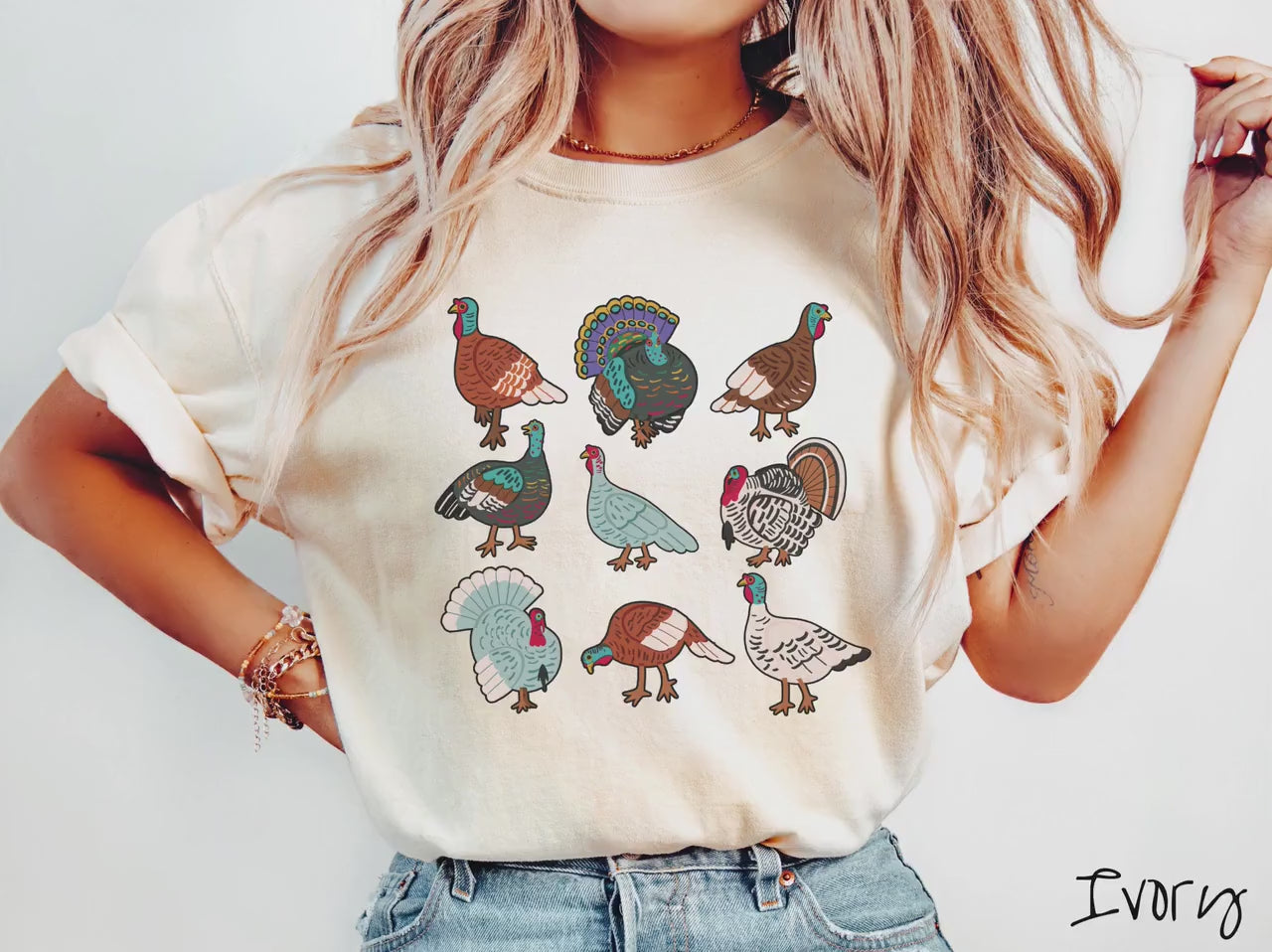 Comfort Colors Shirt, Turkey Grid Shirt, Live Turkeys Shirt, Cute Turkeys Shirt, Thanksgiving Turkey Shirt, Agriculture Turkey Shirt