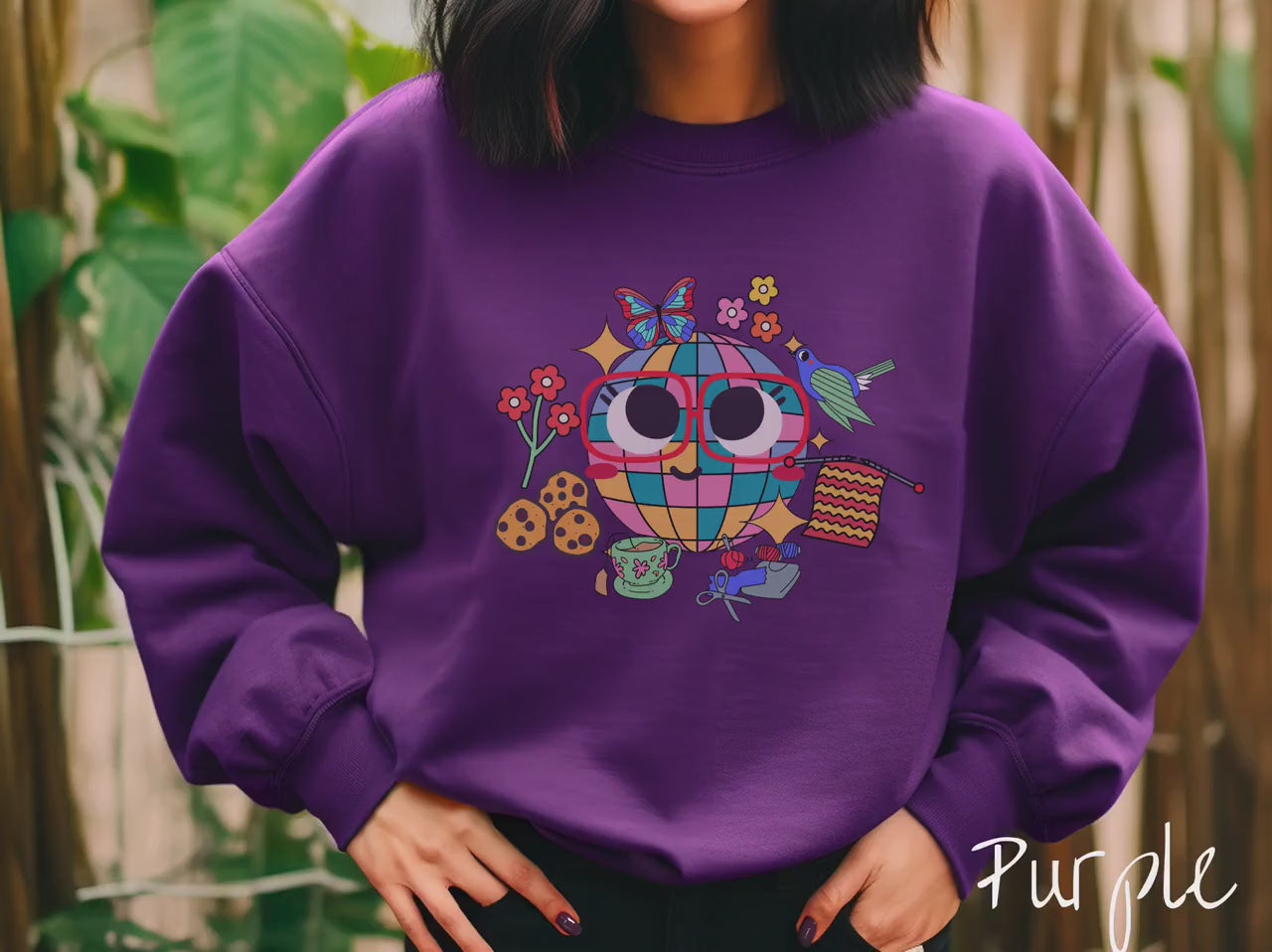 Retro Grandma Burst Sweatshirt, Gift for Meemaw